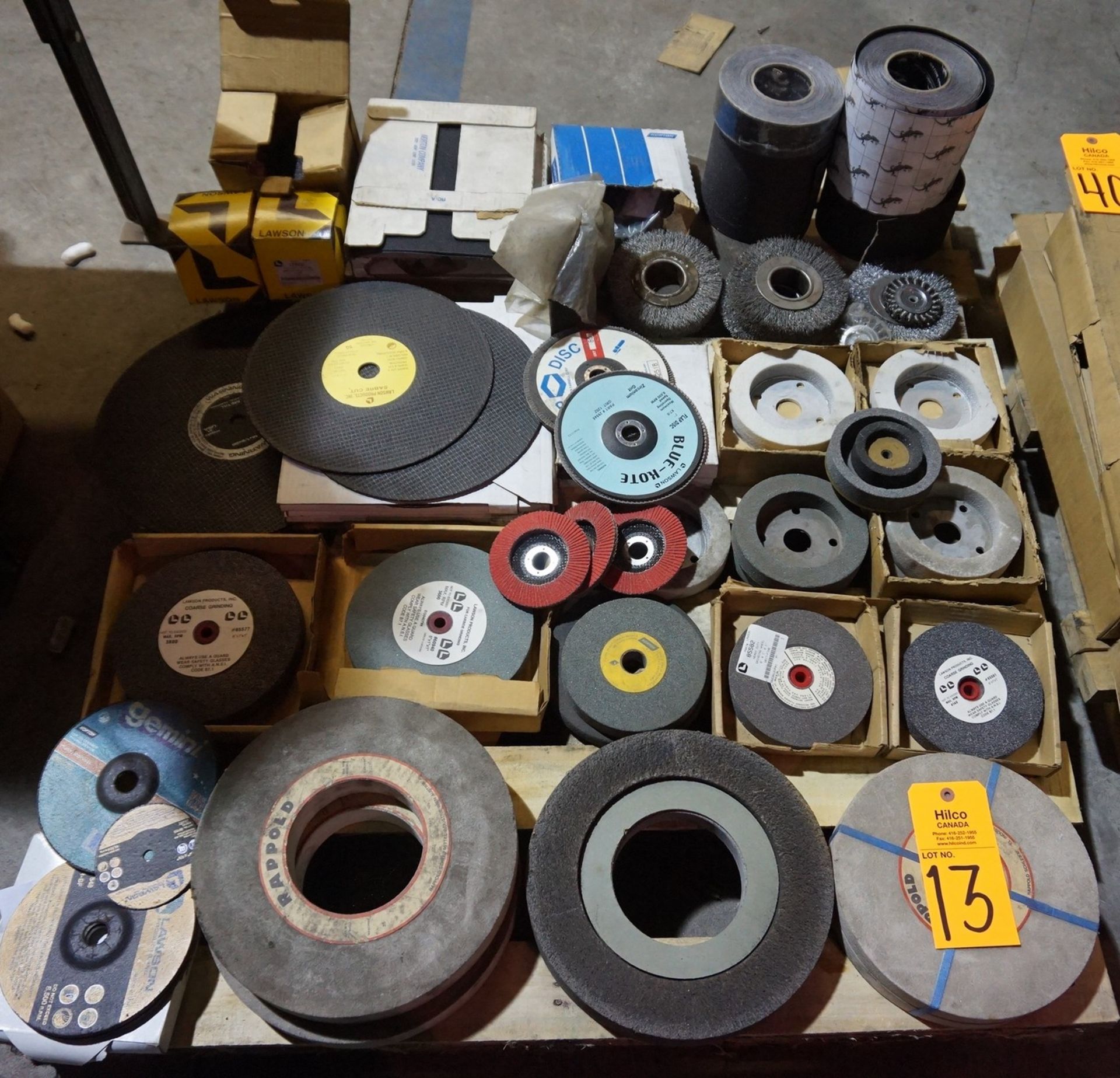 Grinding Wheels with Cut-off Wheels & Wire Brush (1 Skid)