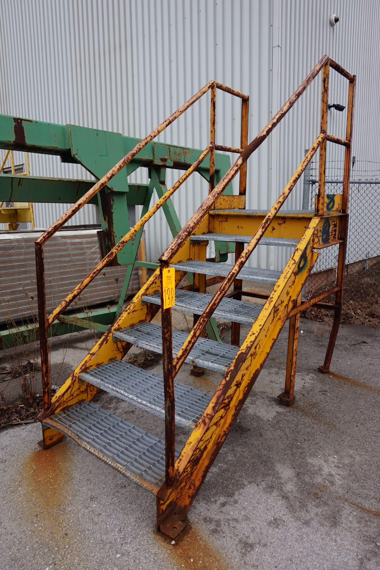 Asst. Steel Frame with Staircase, Etc. - Image 2 of 4