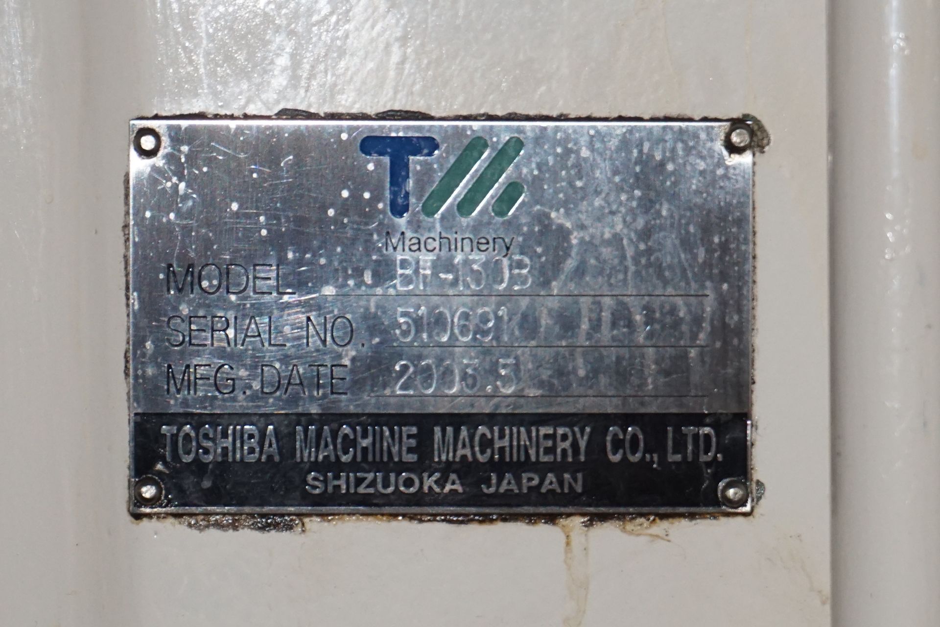 Toshiba Shibaura Model BF-130B 5.1" Floor-Type CNC Horizontal Boring Mill (2003) - Image 15 of 17