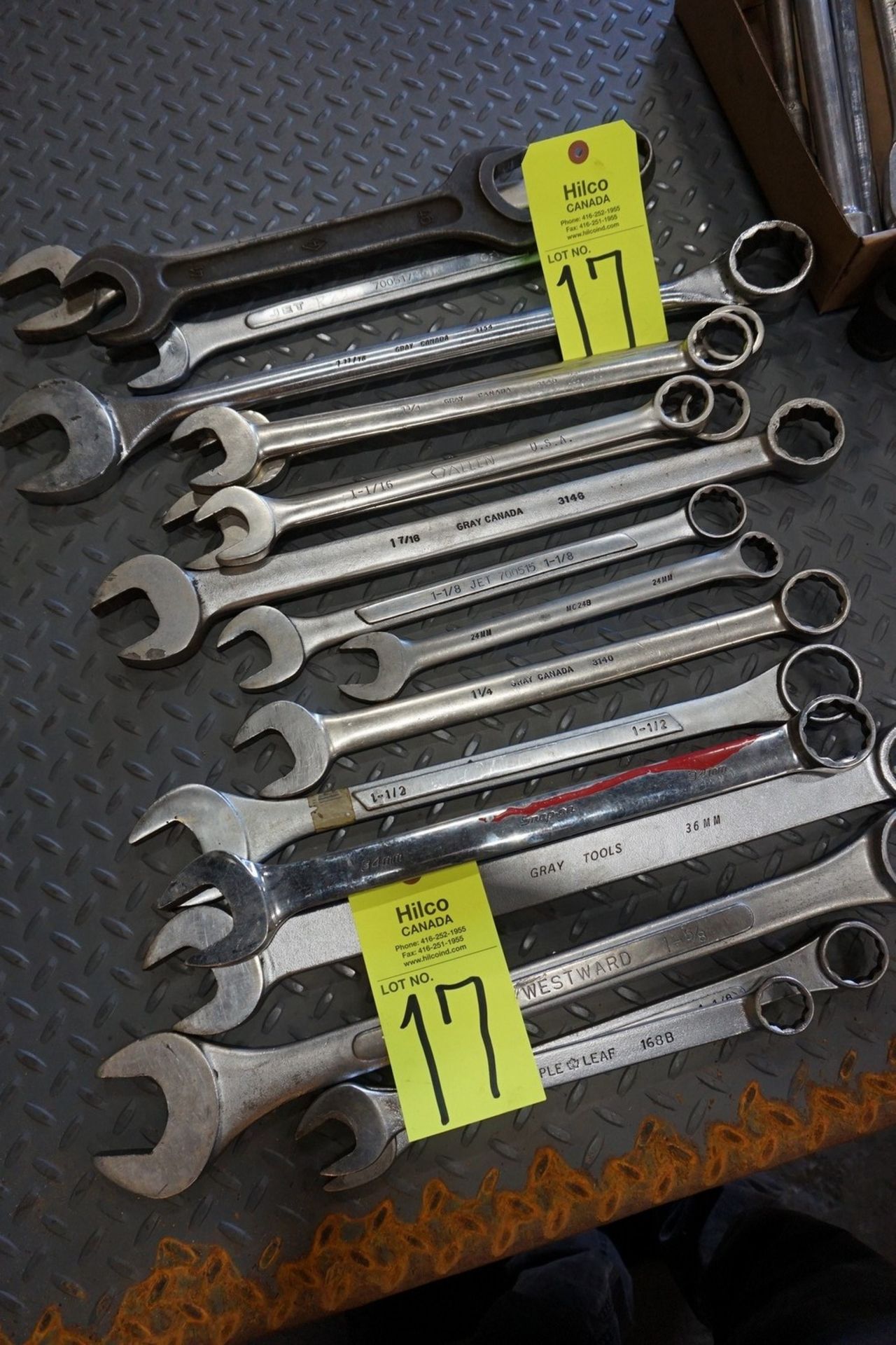 Asst. Various Size Wrenches