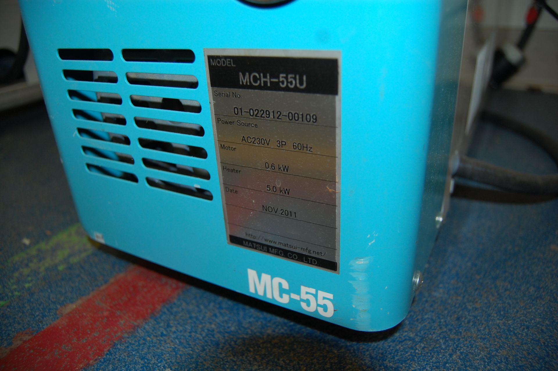 Matsui Model MCH-55U Water Unit Mold Temperature Controller - Image 2 of 2