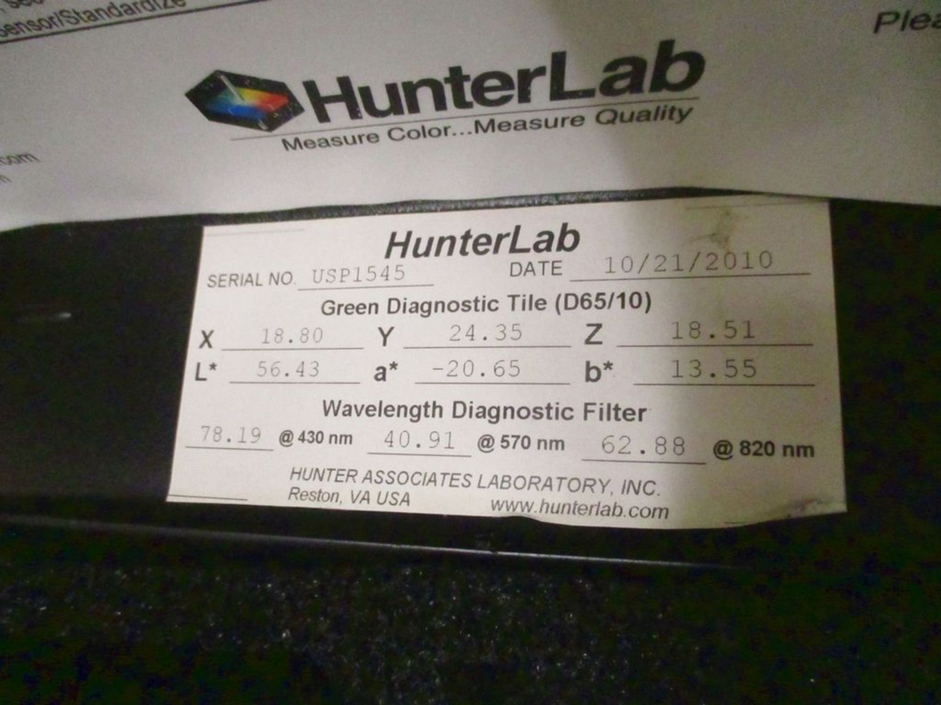 HunterLab Model Ultra Scan Pro Spectrophotometer - Image 10 of 12