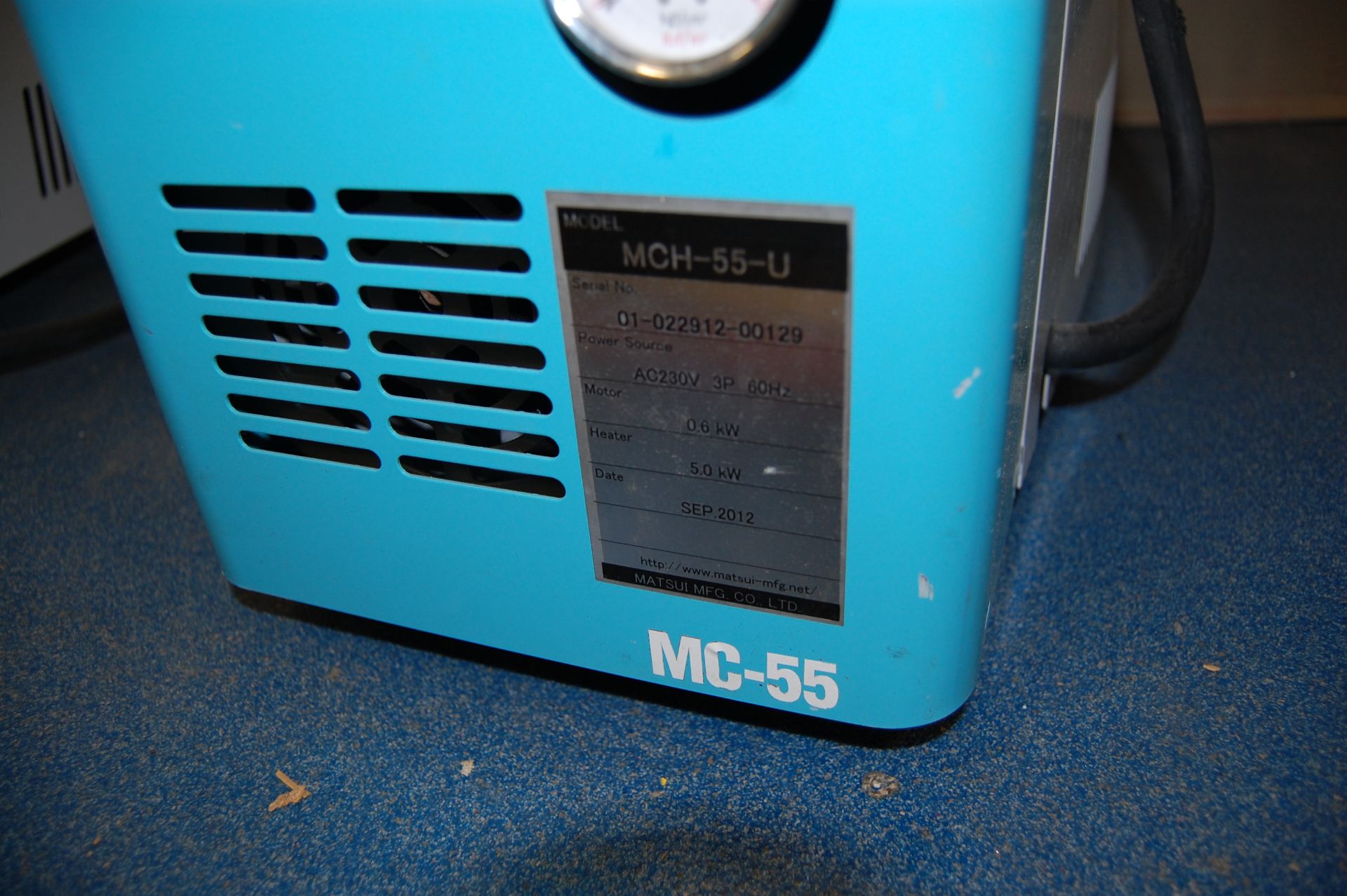 Matsui Model MCH-55-U Water Unit Mold Temperature Controller - Image 2 of 2