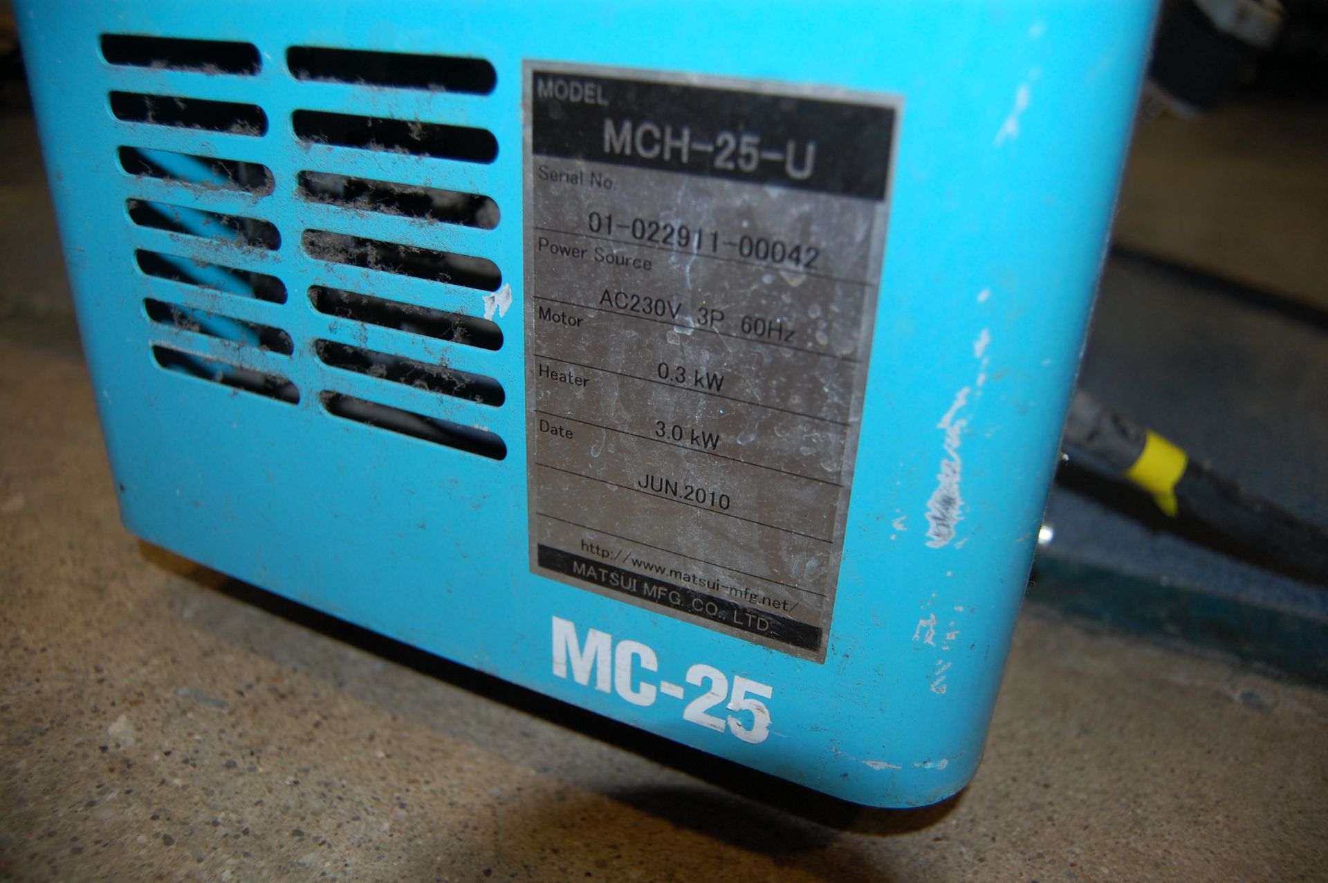 Matsui Model MCH-25-U Water Unit Mold Temperature Controller - Image 2 of 4