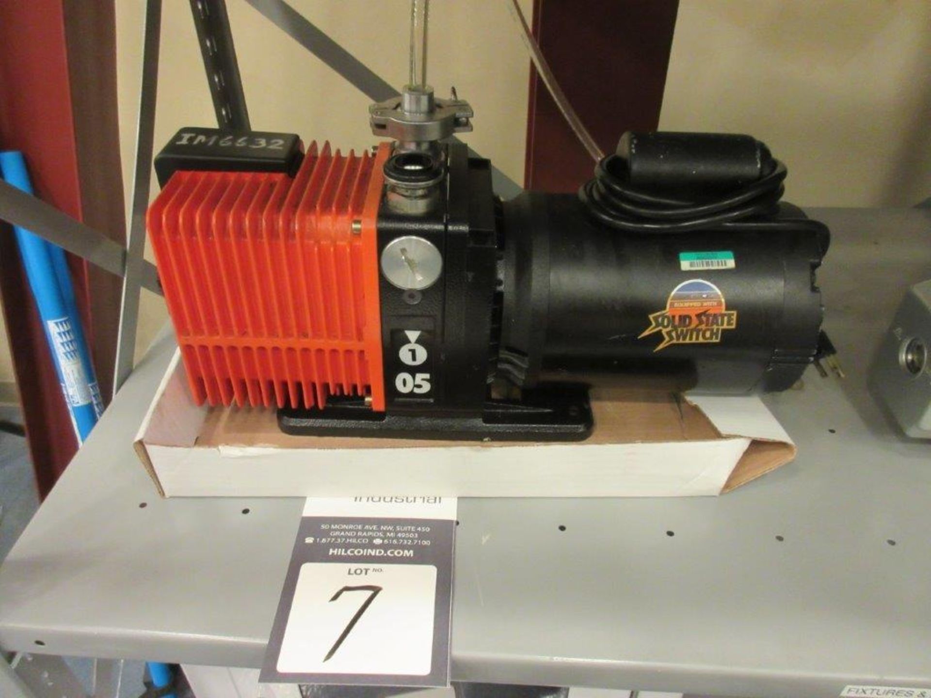Alcatel Type 1005 Vacuum Pump