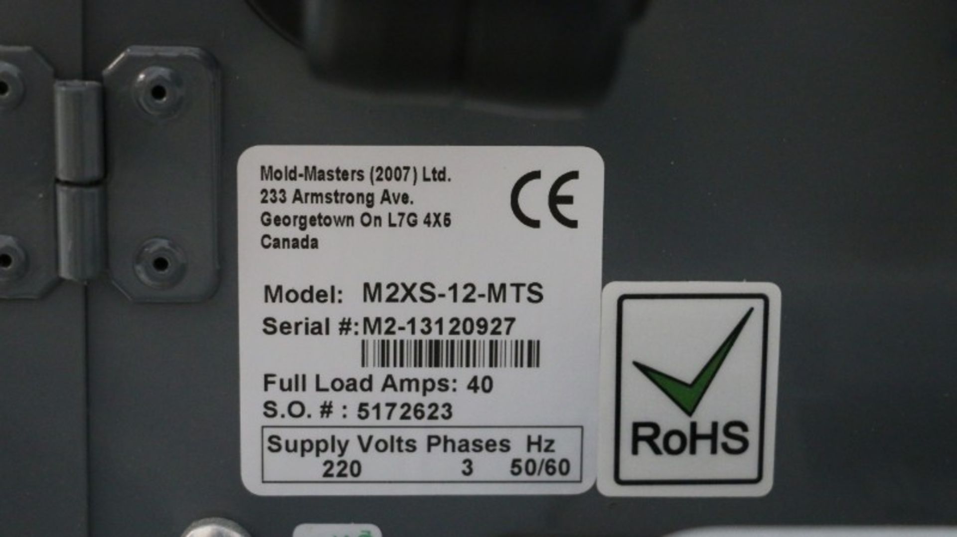 Moldmaster Model M2XS-12-MTS 12 Zone Hot Runner Controller - Image 5 of 5