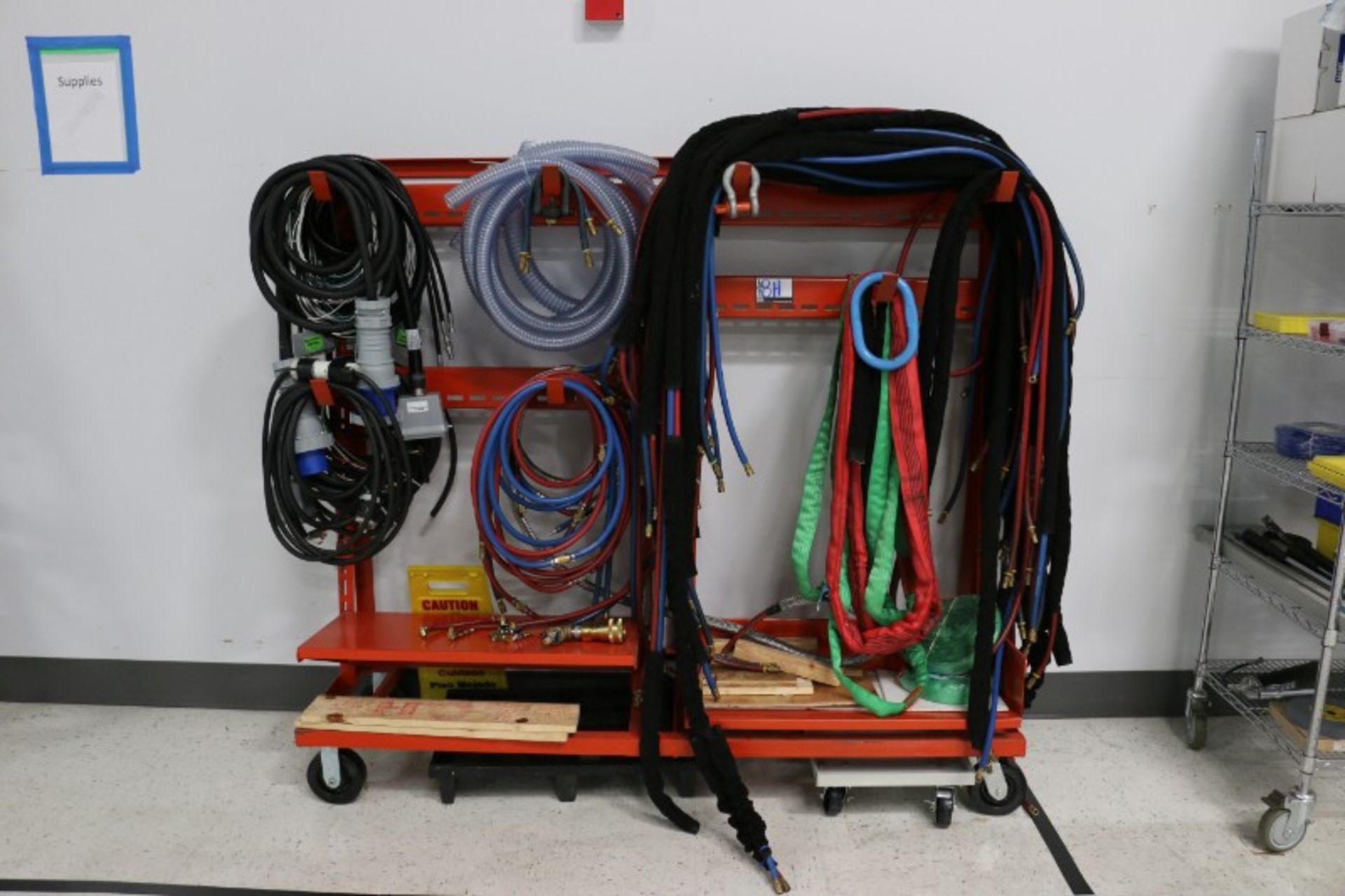 Rack with Content, Assorted Hoses, Hot Runner Cables - Image 5 of 8