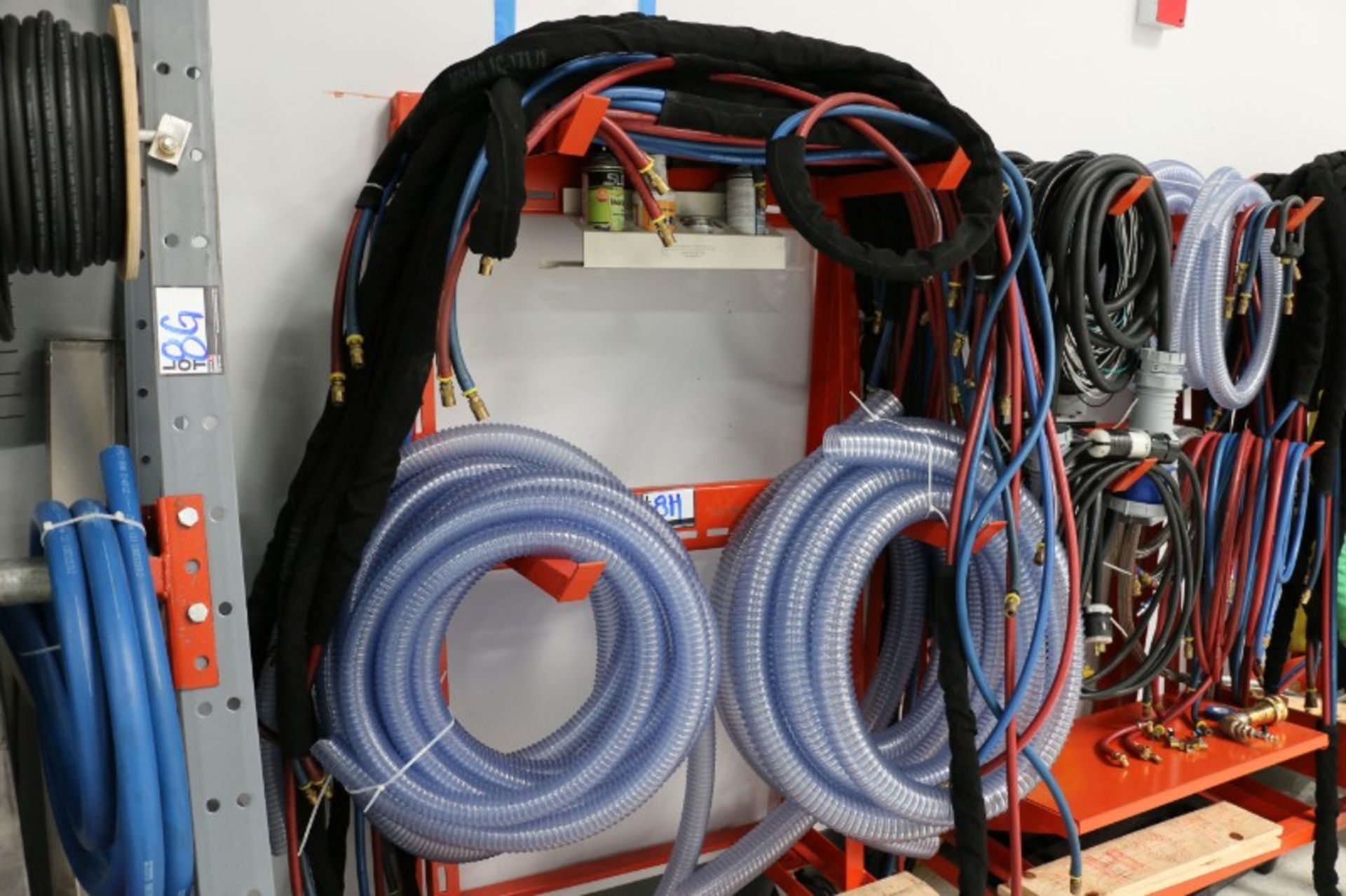 Rack with Content, Assorted Hoses, Hot Runner Cables - Image 3 of 8