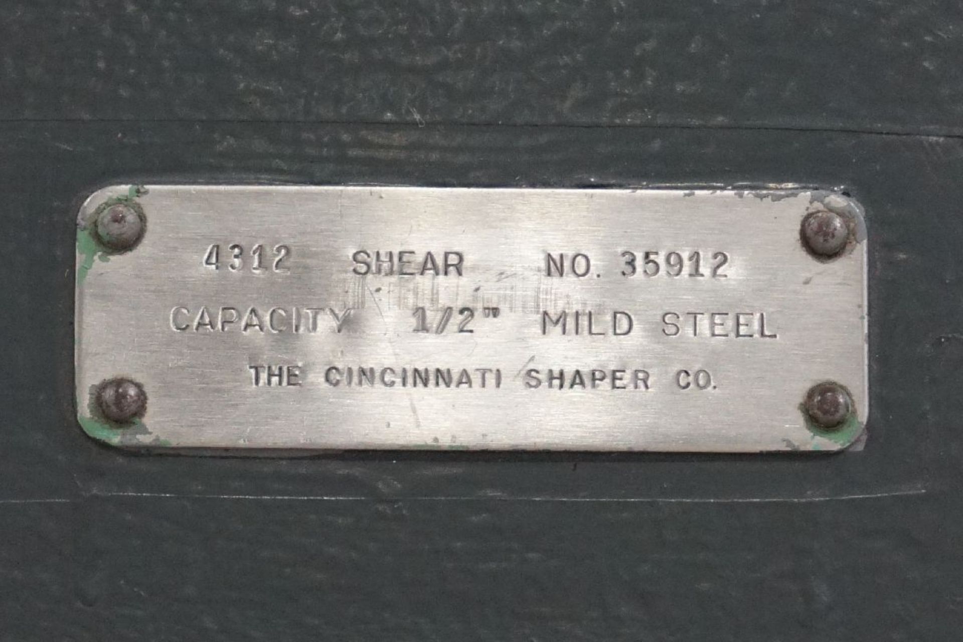 Cincinnati Model 4312 Shear - Image 6 of 6
