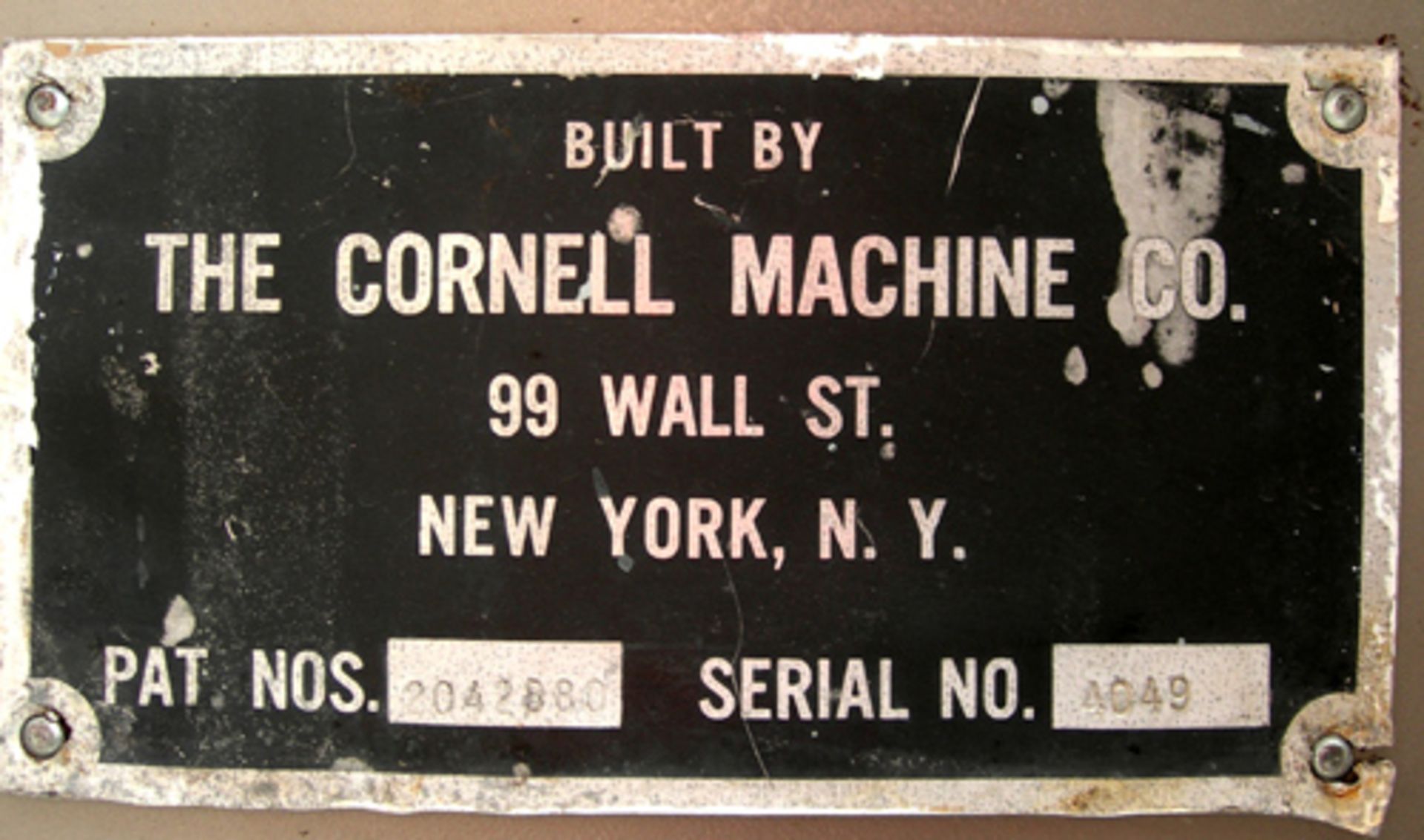 Cornell Model D-16 Stainless Versator - Image 7 of 8