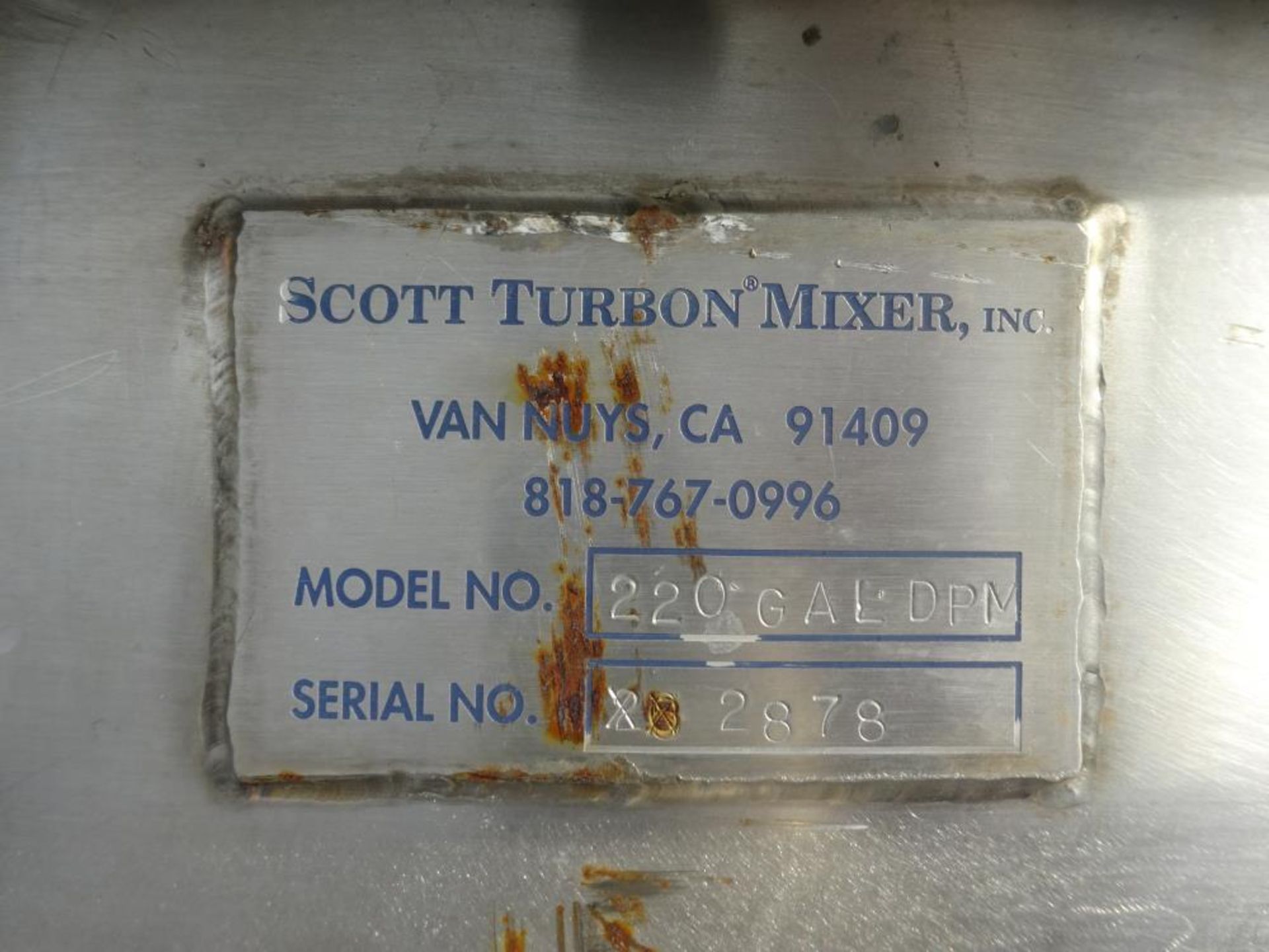 Scott Turbon Model 220GALDPM 220 Gallon Double Planetary Mixer - Image 6 of 14