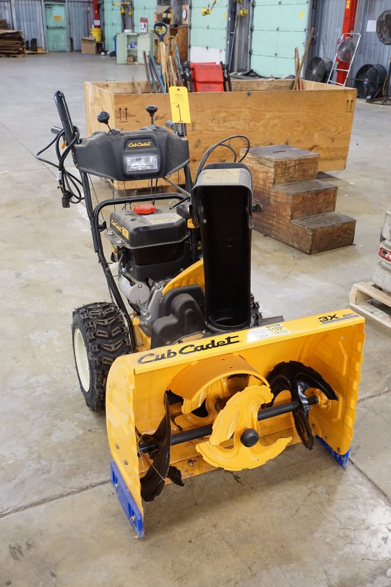 Cub Cadet Model 3X 28" Gas Powered Snow Blower