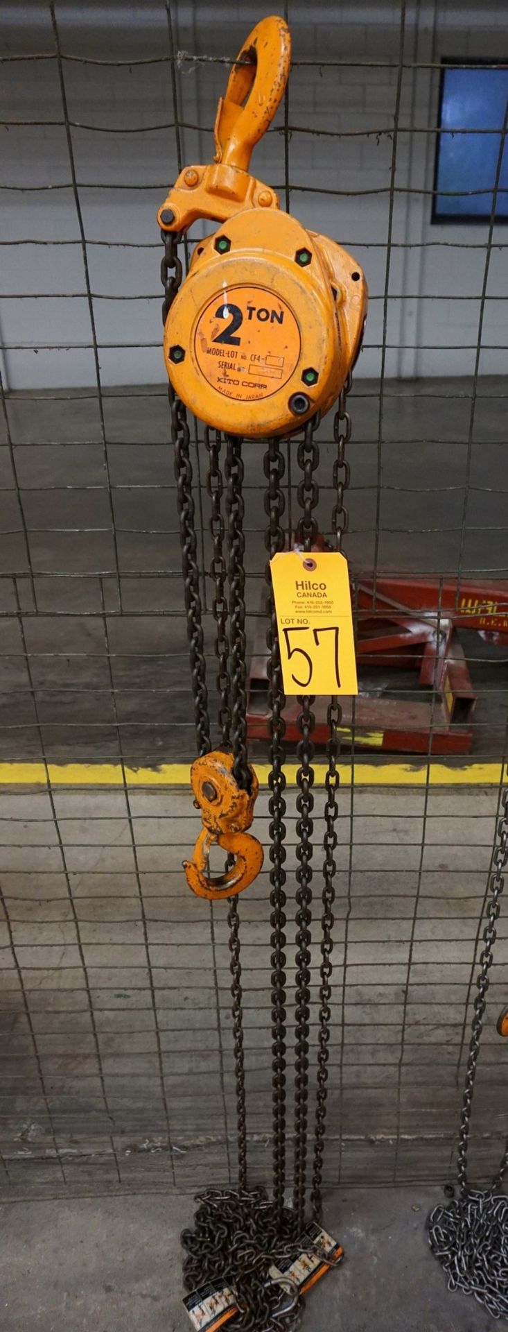 Kito 2-Ton Chain Hoist