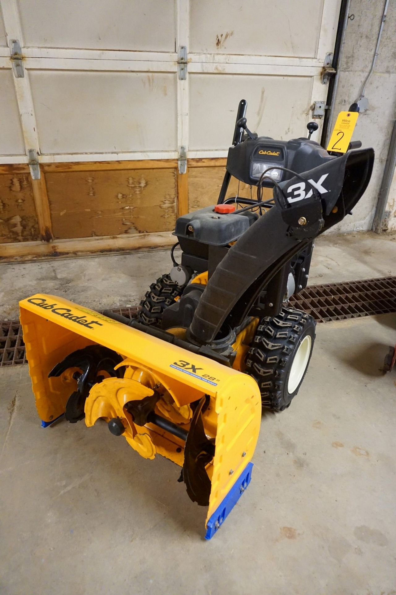 Cub Cadet Model 3X 28" Gas Powered Snow Blower, Serial Number: TJ214B30509