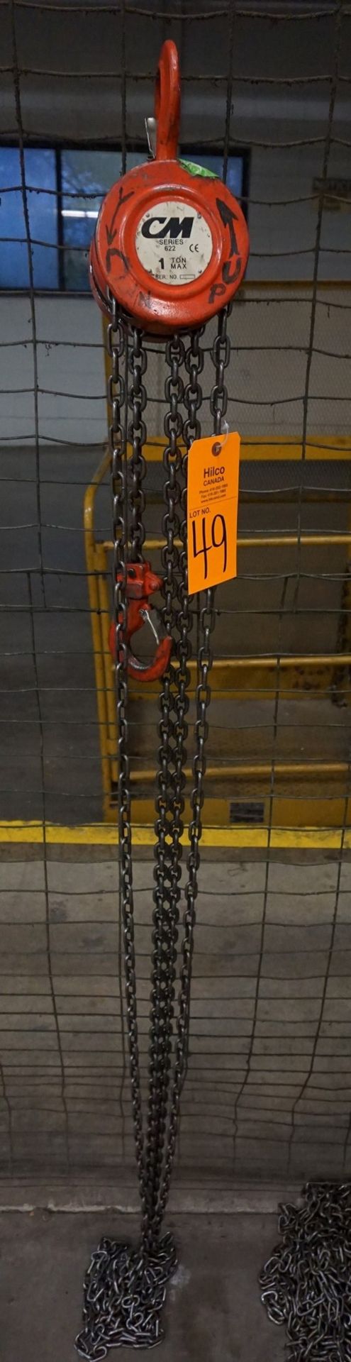 CM Series 622 1-Ton Chain Hoist