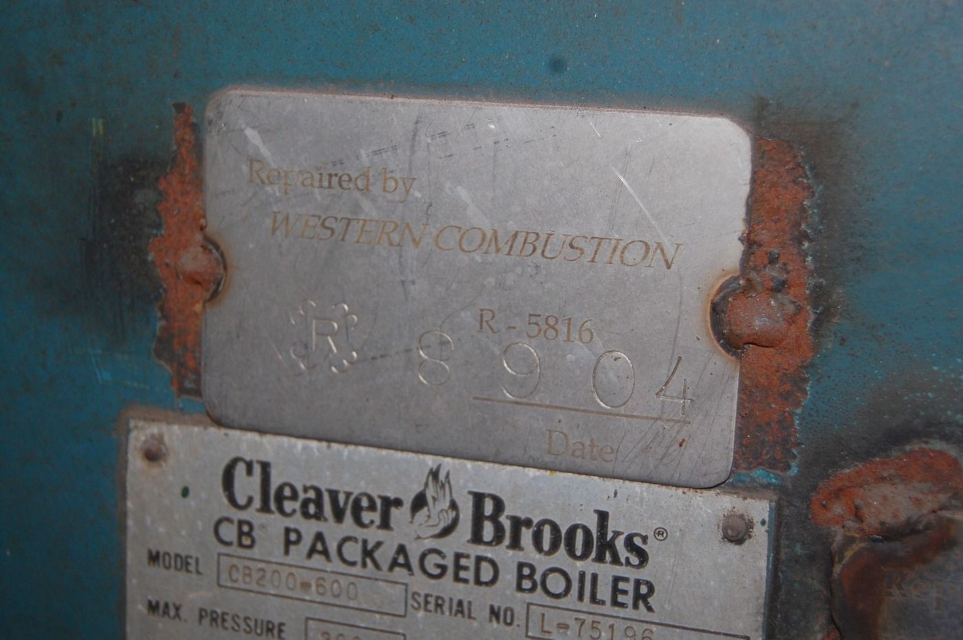 Cleaver Brooks Model CB200-600 Package Boiler - Image 3 of 8