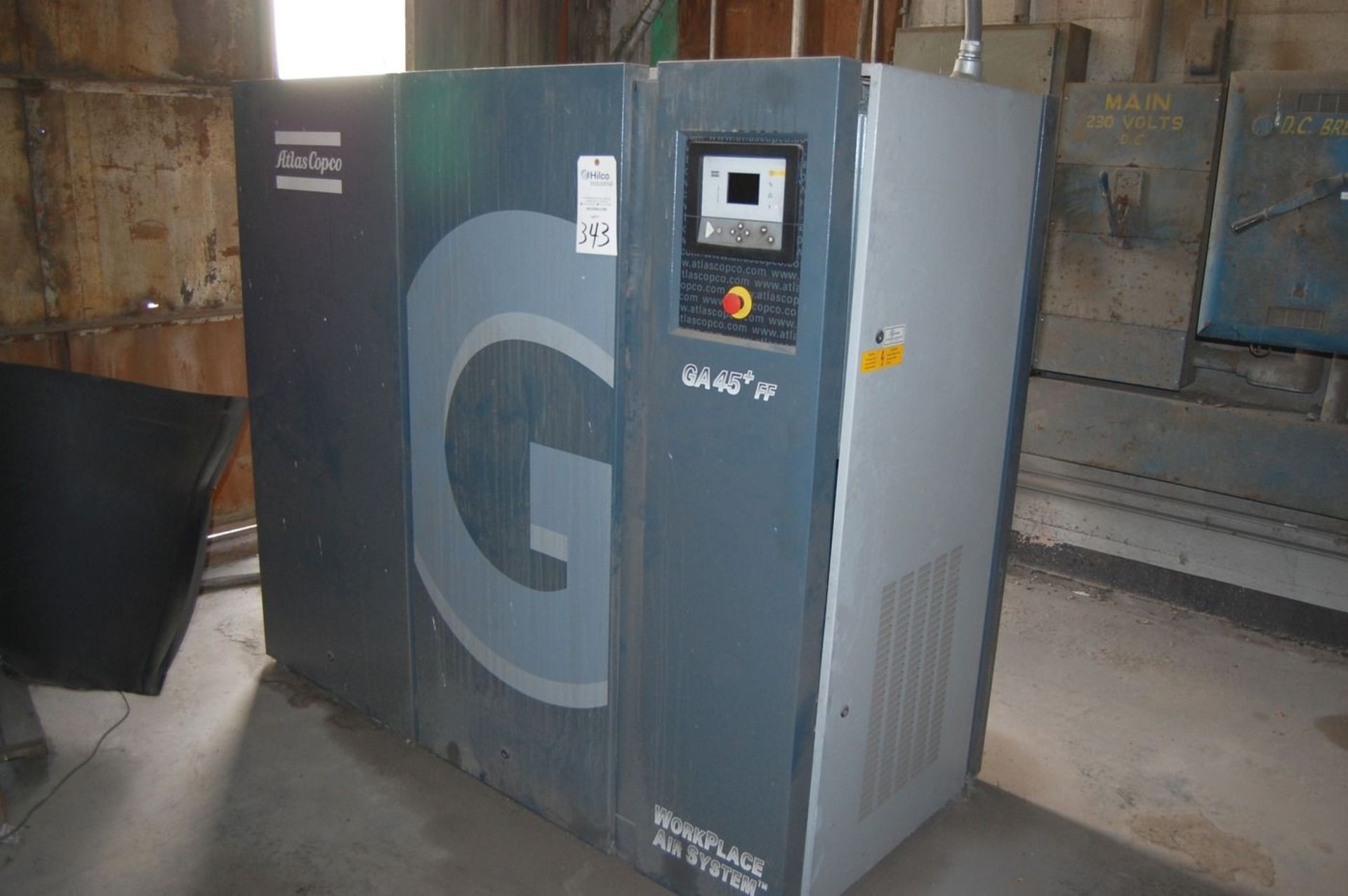 Atlas Copco Model GA45P 60-HP Rotary Screw Air Compressor