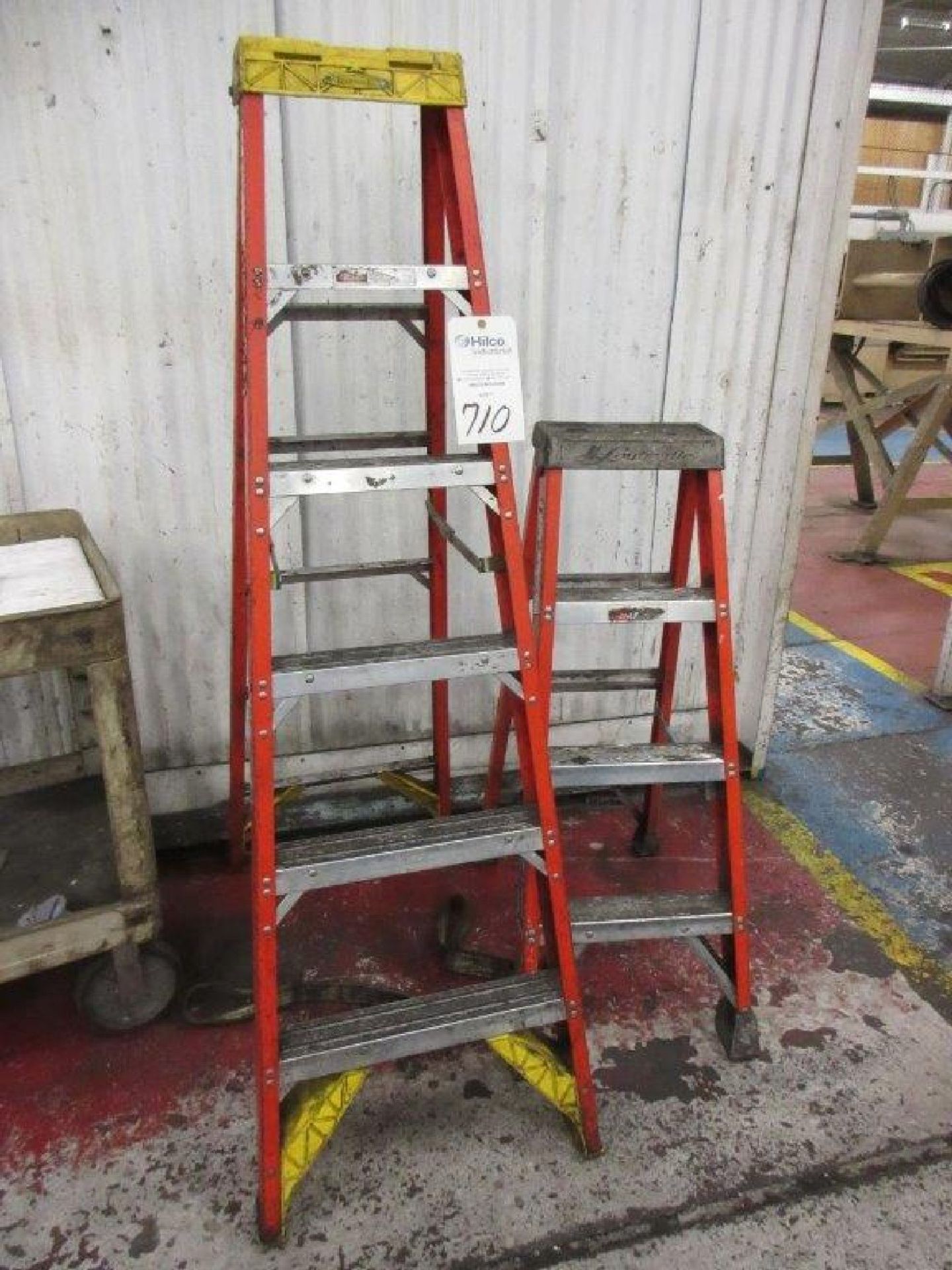 Assorted Fiberglass Step Ladders