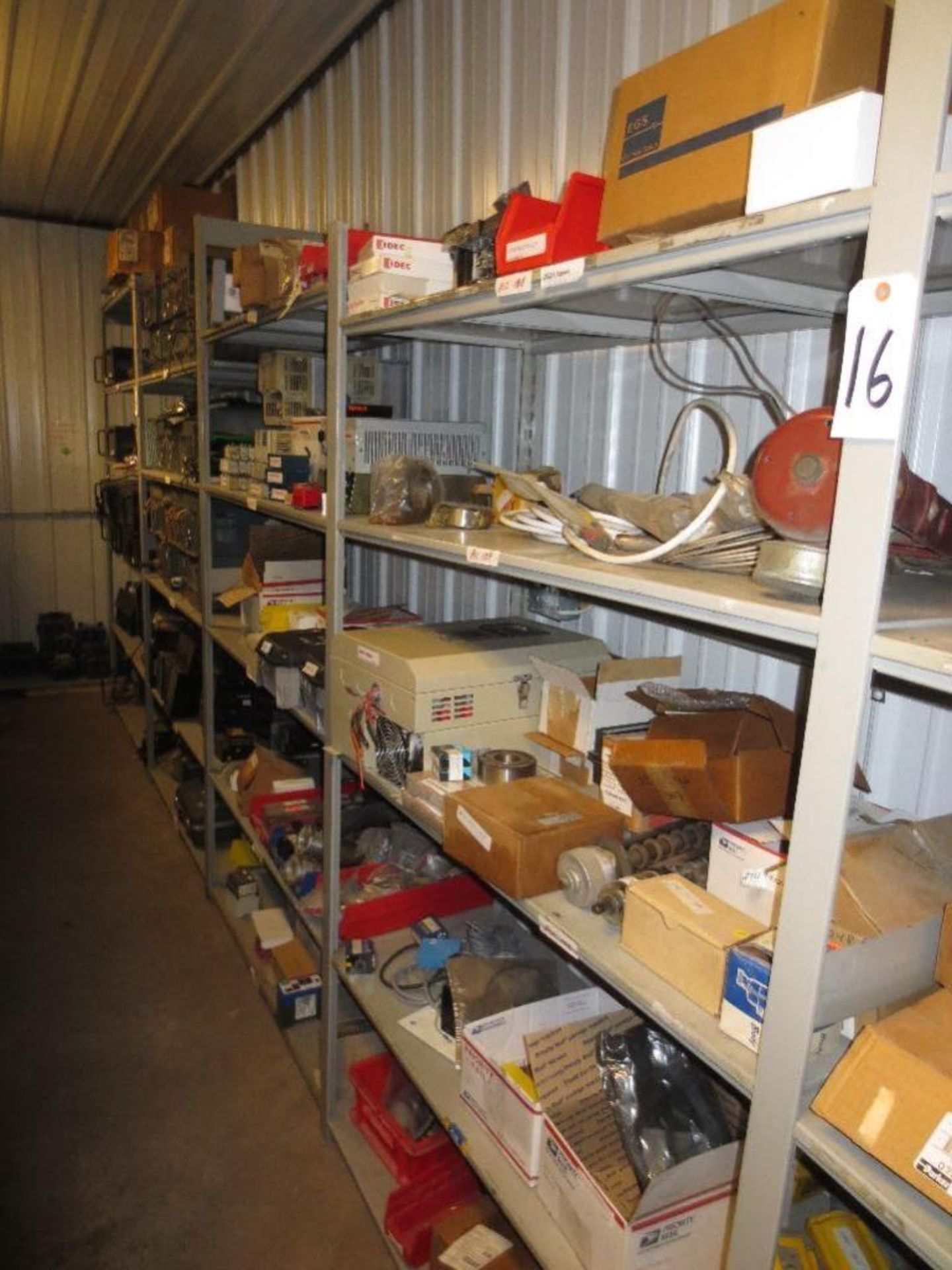 Four Shelves With A Large Quantity of Various Electrical Components, To Much To List, See Pictures C - Image 2 of 17