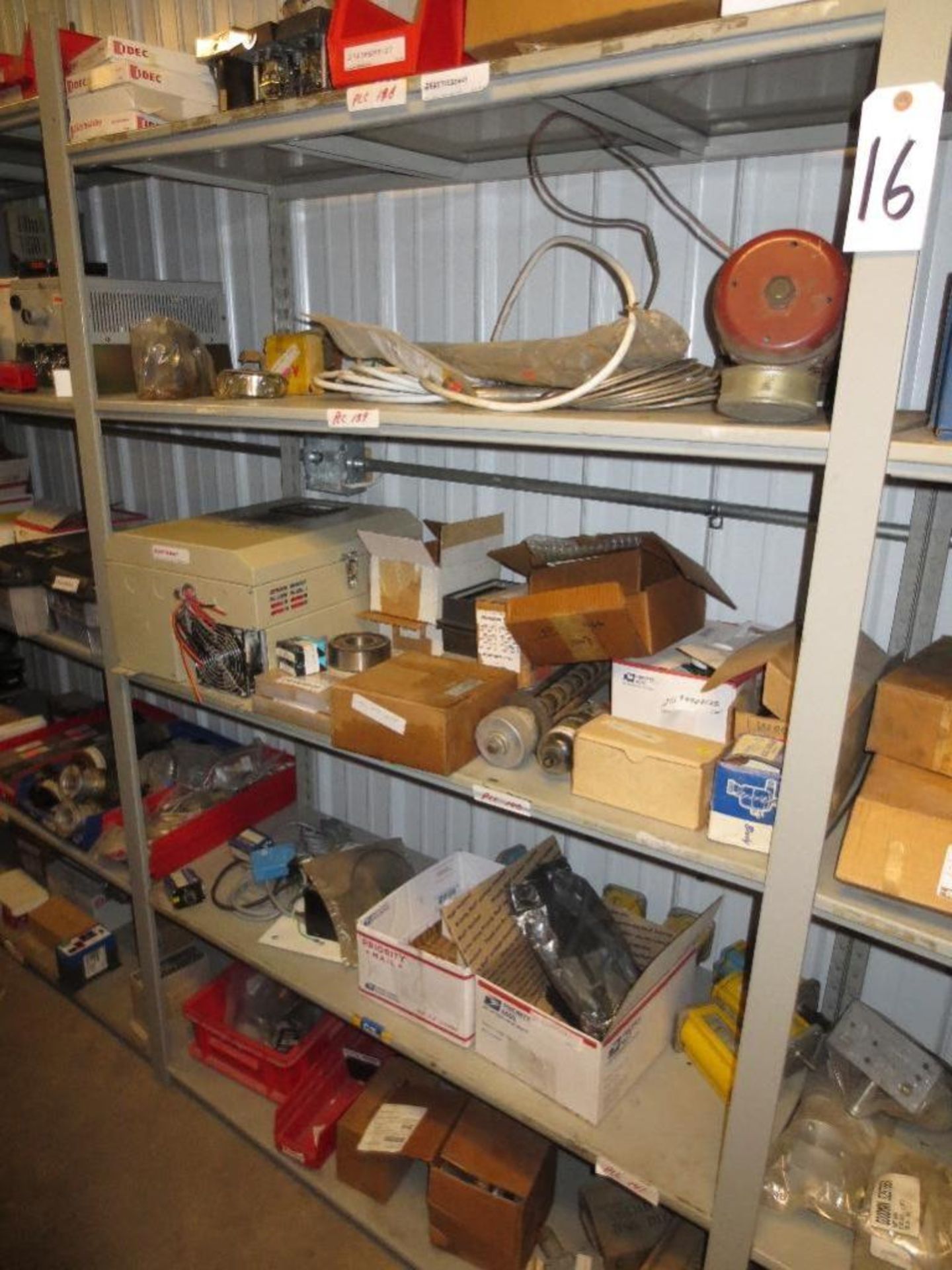 Four Shelves With A Large Quantity of Various Electrical Components, To Much To List, See Pictures C - Image 9 of 17