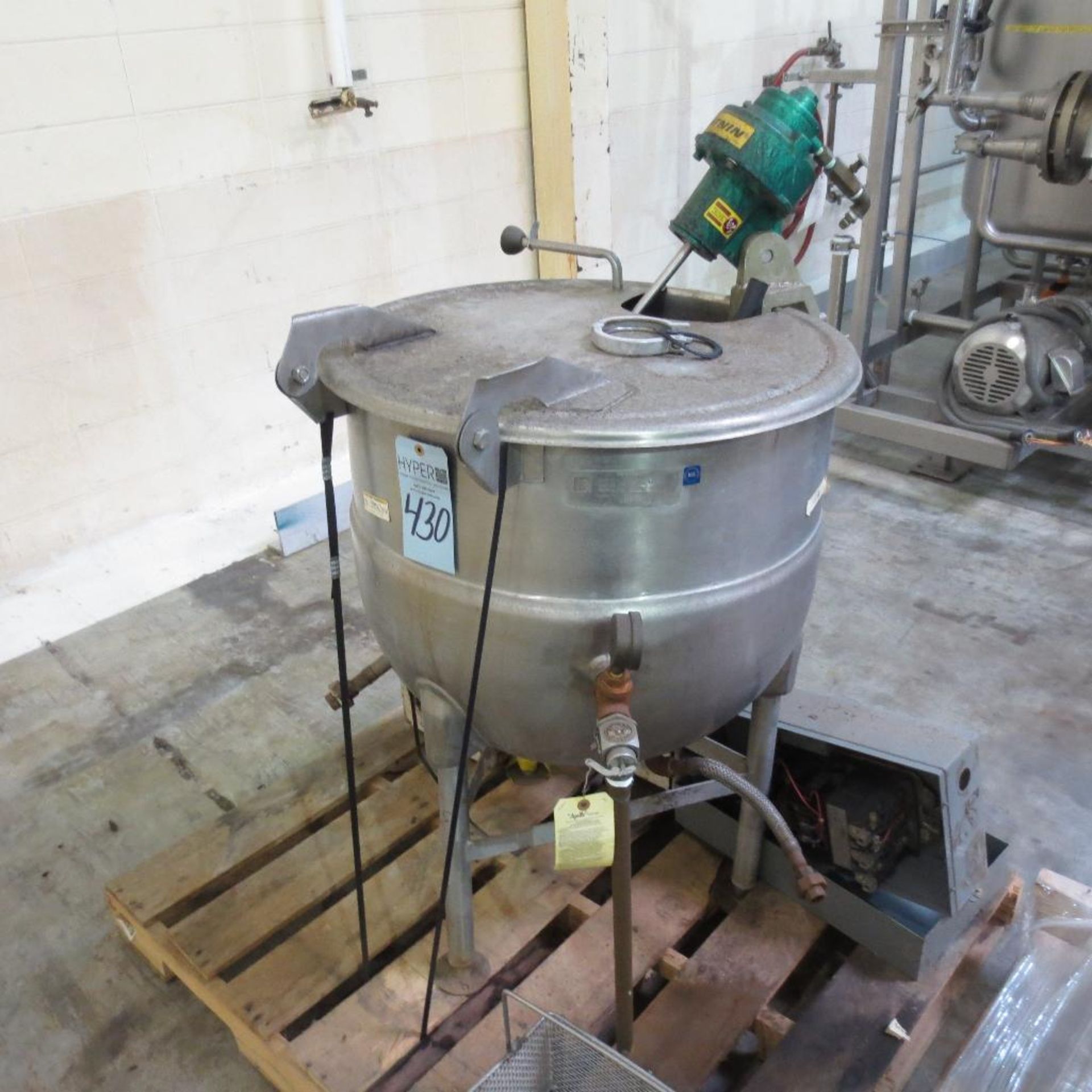 Stainless Steel UM LT-40 Open Top Tank with Mixer