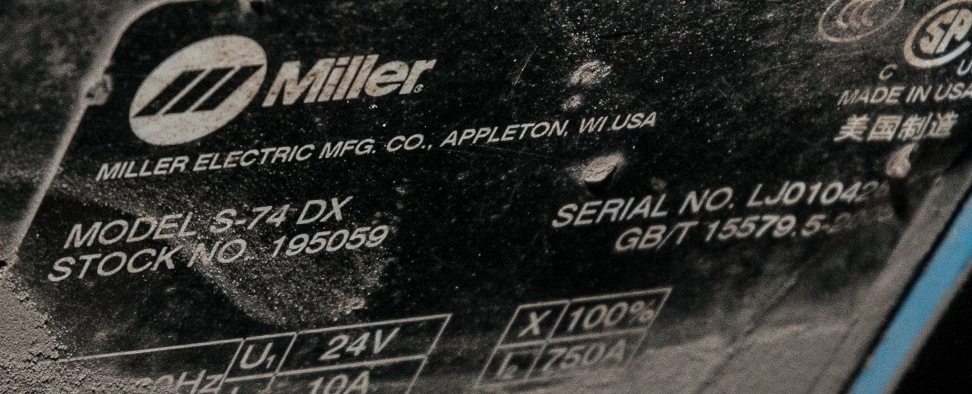 Miller Deltaweld 452, s/n LA314908, 230/460/575v, output 38v, 450 amps, Max OCV 48, 100% Duty Cycle, - Image 5 of 5