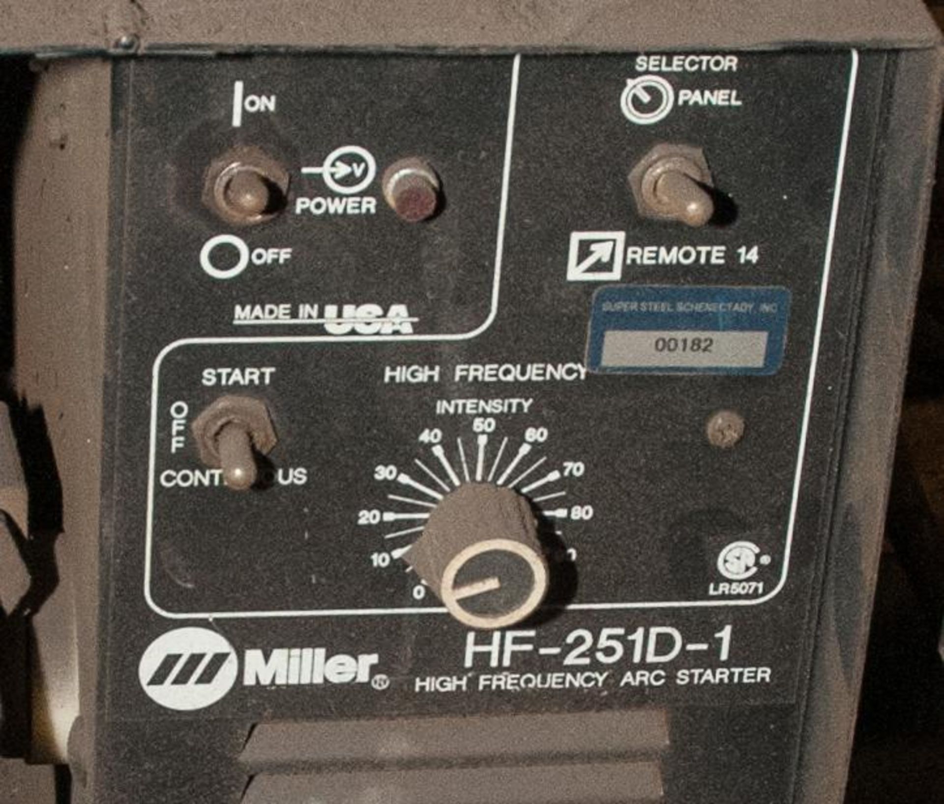 Miller HF-251D-1 High Frequency Arc Starter with Foot Pedal Control and Tig Torch, LOCATED-Super Ste - Image 2 of 3