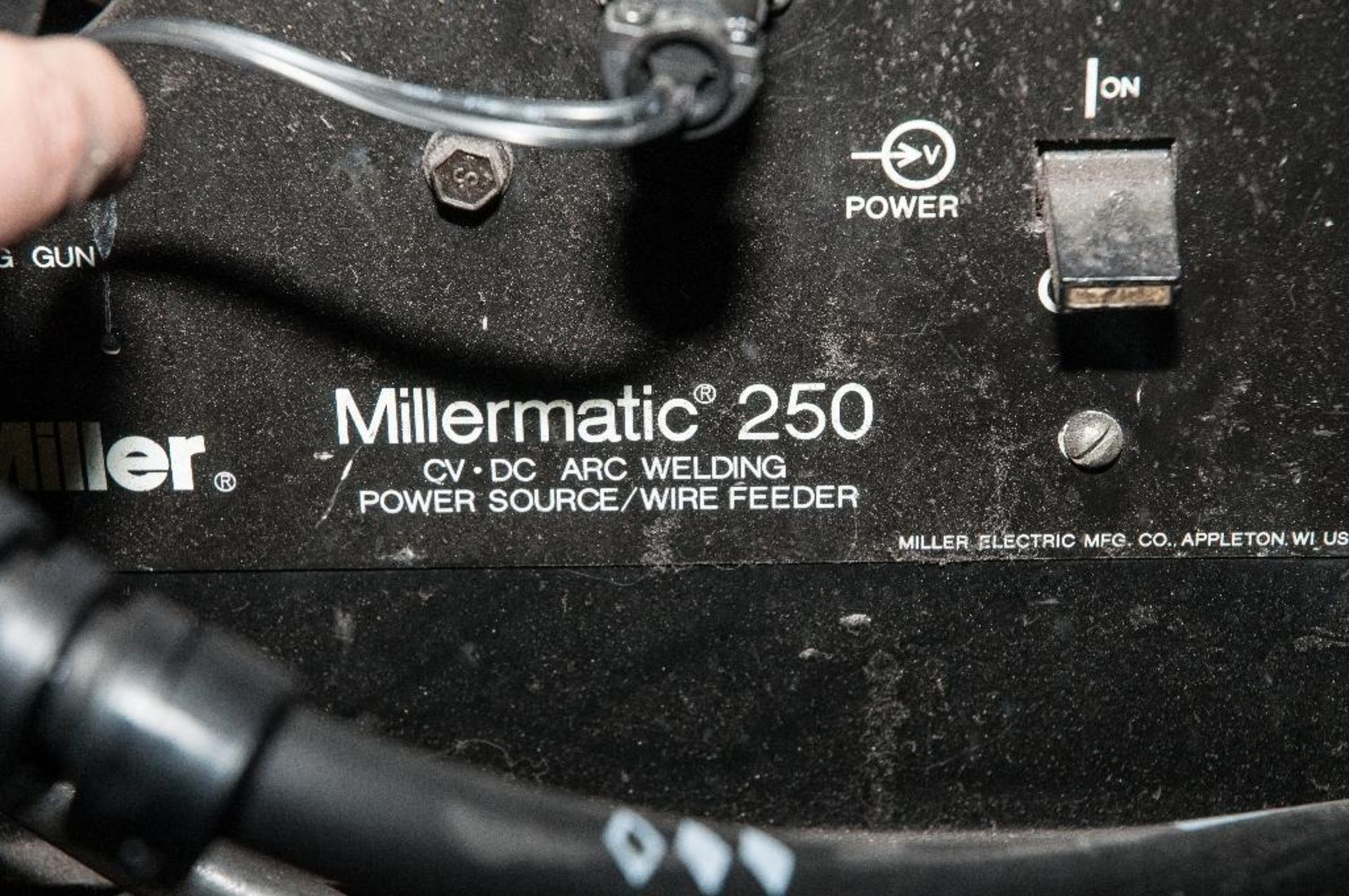 Miller Millermatic 250 Mig Welder, s/n KG-152995, 200/230/460v, Output 28v, 200 amps, 60% Duty Cycle - Image 2 of 4