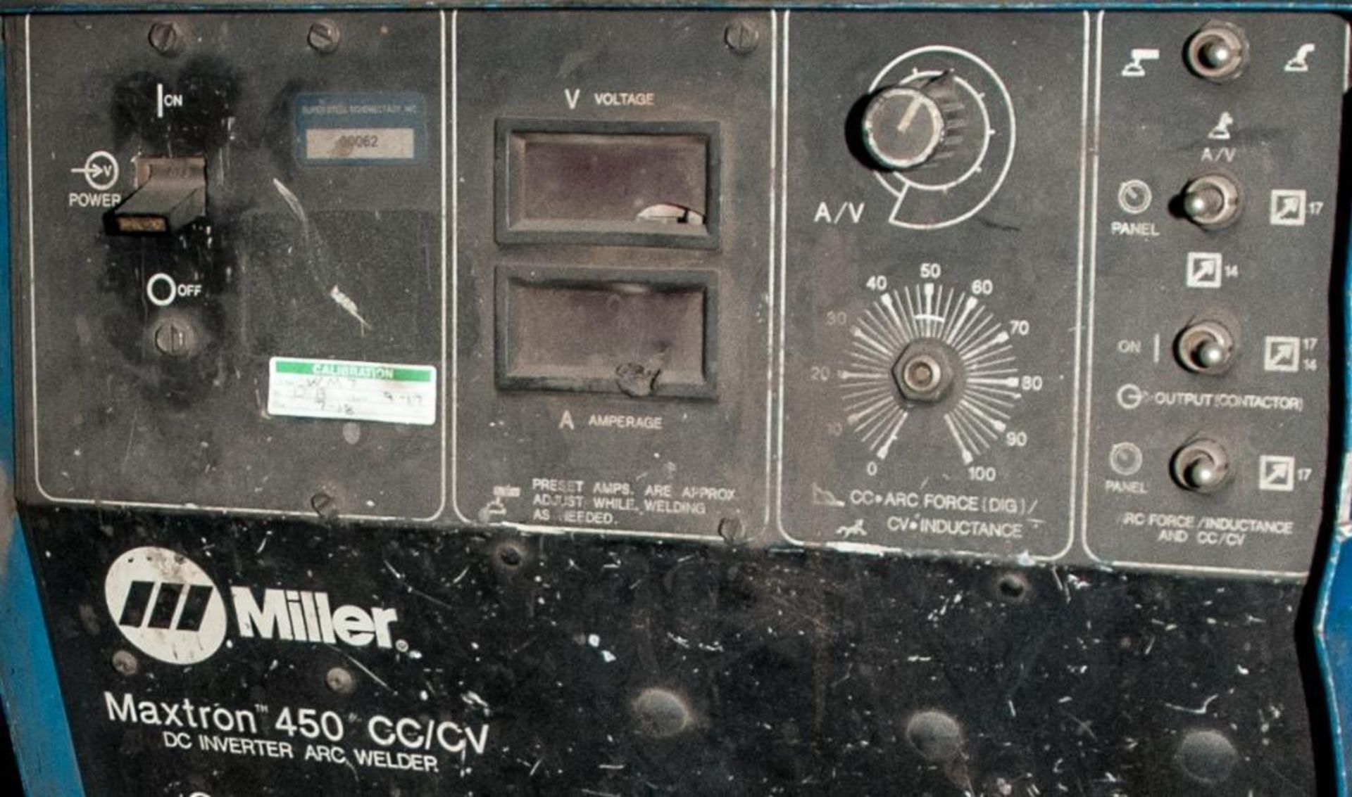 Miller Maxtron 450 CC/CV DC Inverter Welder s/n KG094465, 230/460v input, Output 38v 450 amp, 100% D - Image 2 of 5