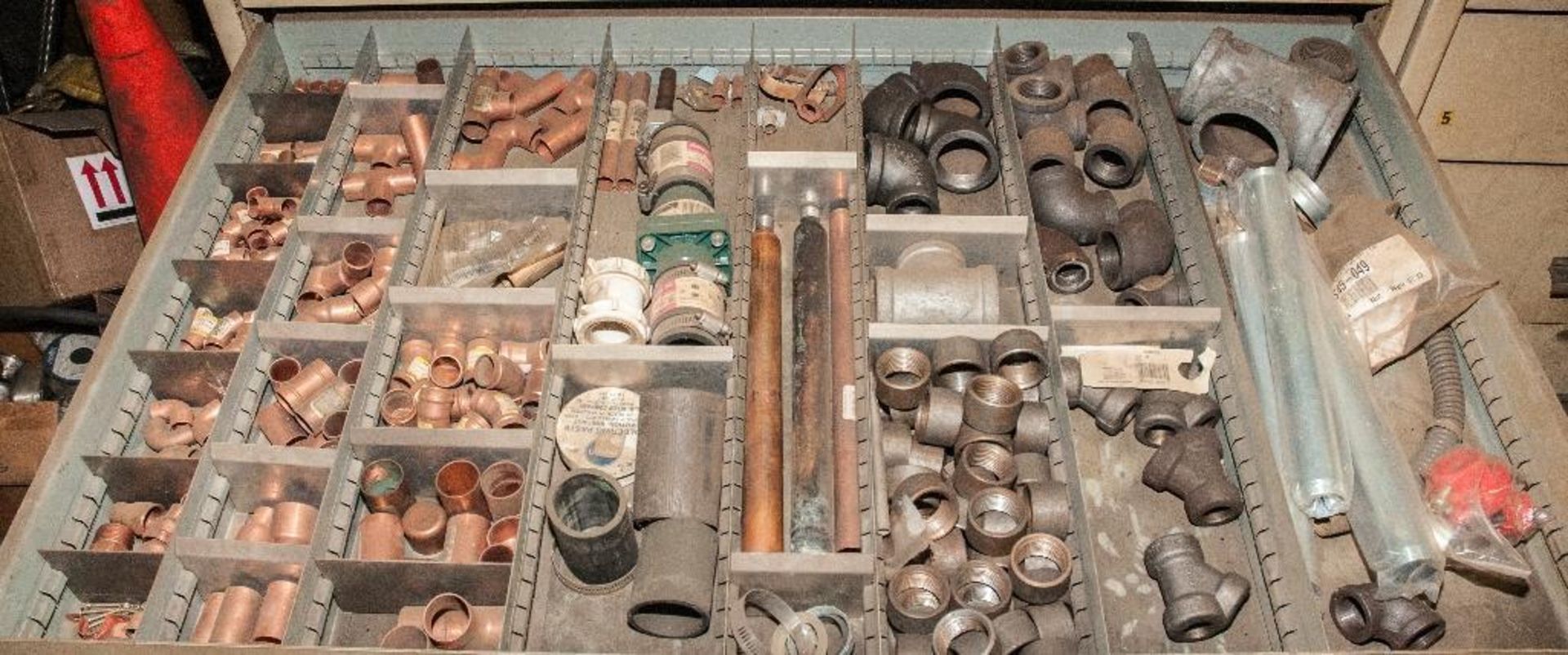 11 Drawer, New Era Modular Drawer Systems Cabinet, with contents, Split Washers, Pipe fittings, Cast - Image 8 of 12