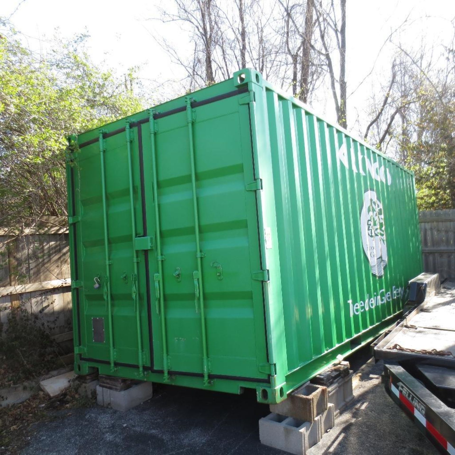 20' Storage Container, Type TYC-113, Late Delivery after noon on 8/11/18; located at 556 Leffingwell