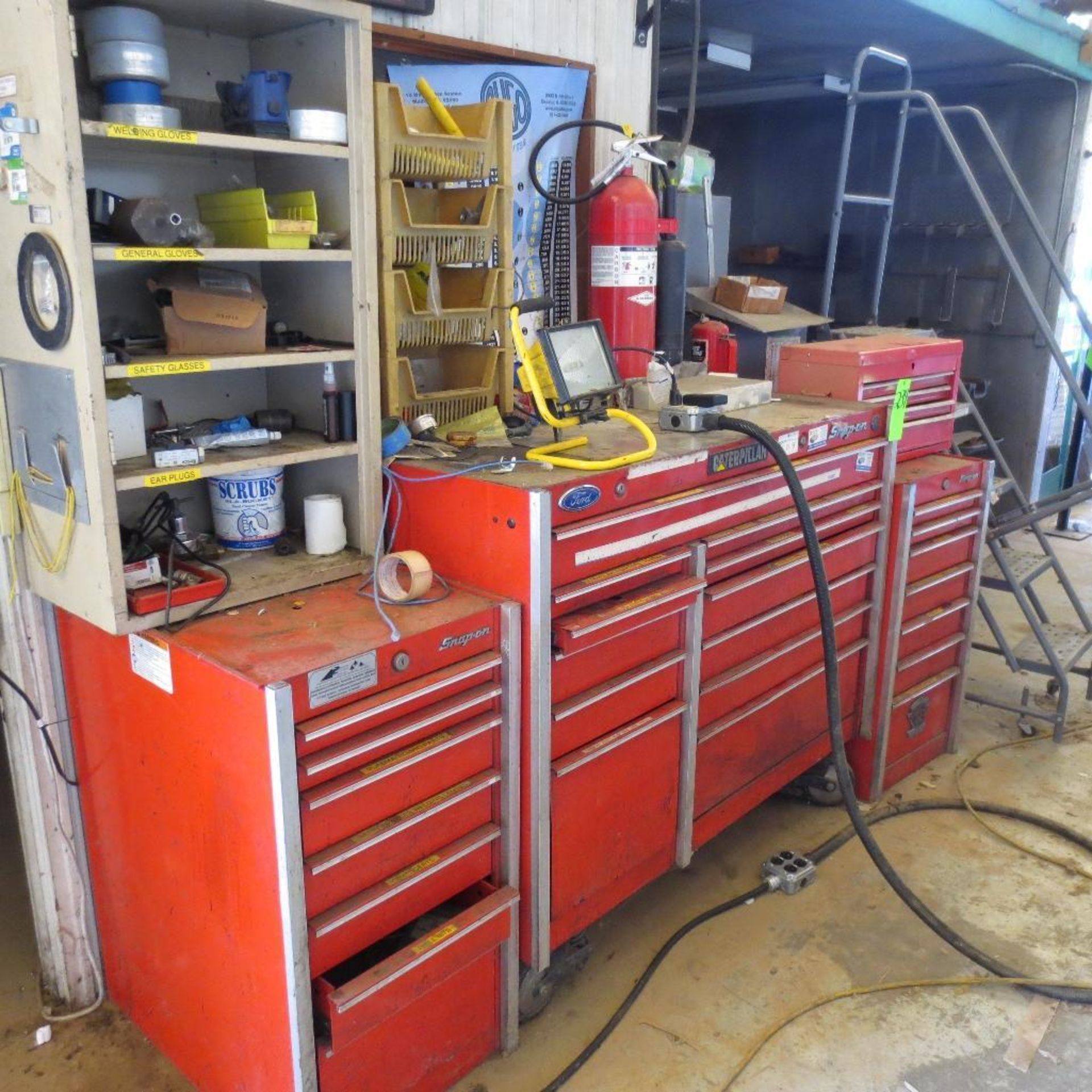 Snap On Tool Box Set with Some Item in it; located at 8129 South Industrial Drive Cedar Hill, MO 630