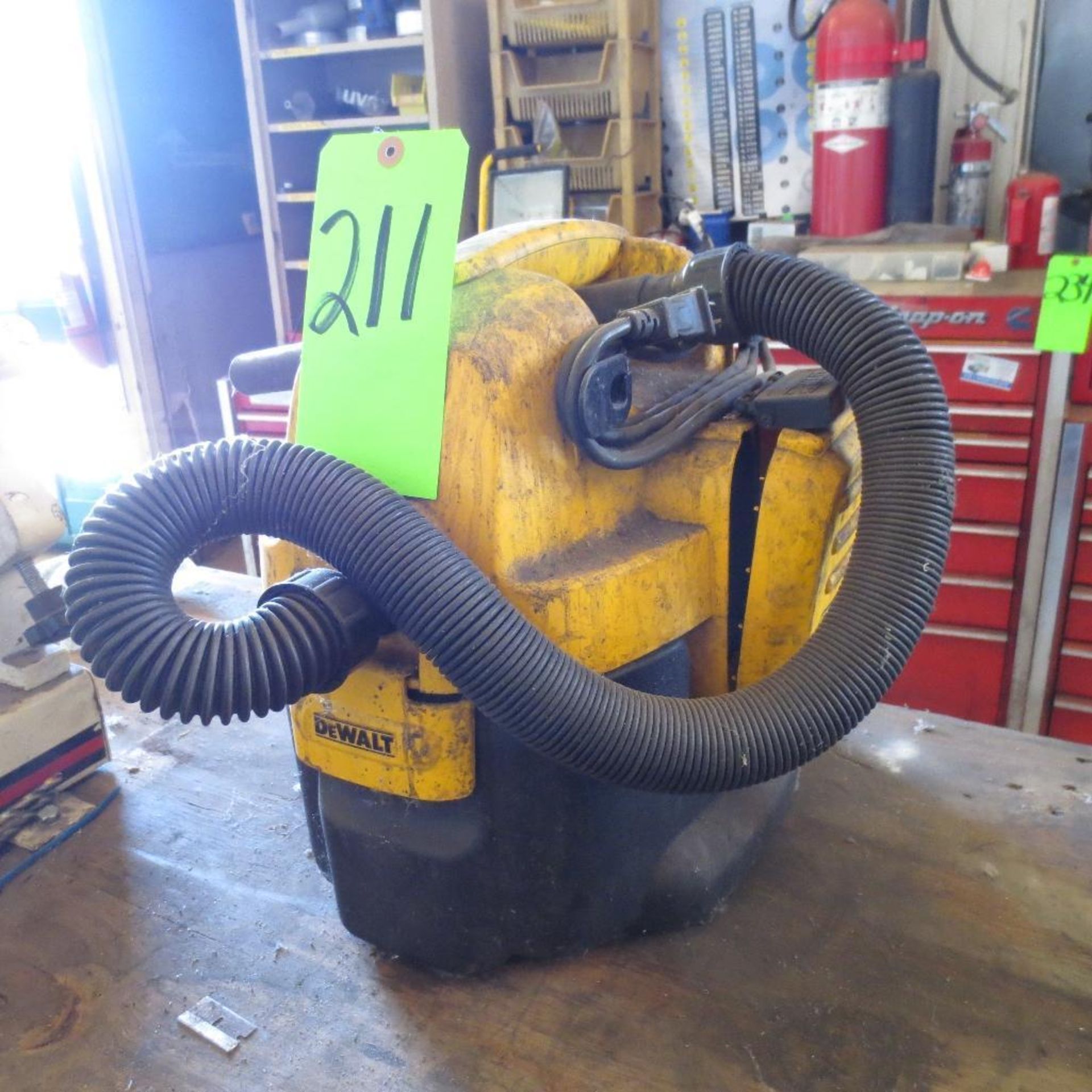 Dewalt Bench Top Shop Vac.; located at 8129 South Industrial Drive Cedar Hill, MO 63016