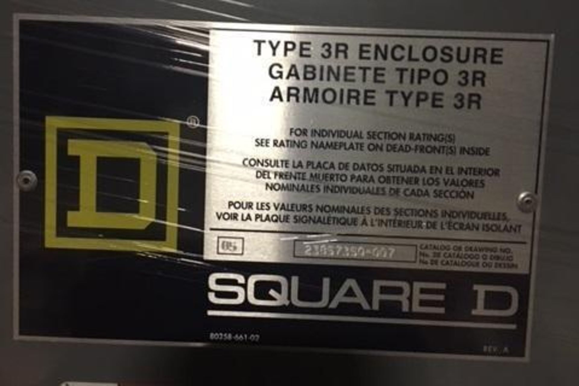 Square D Type 3R Enclosure (3793) - Image 3 of 3