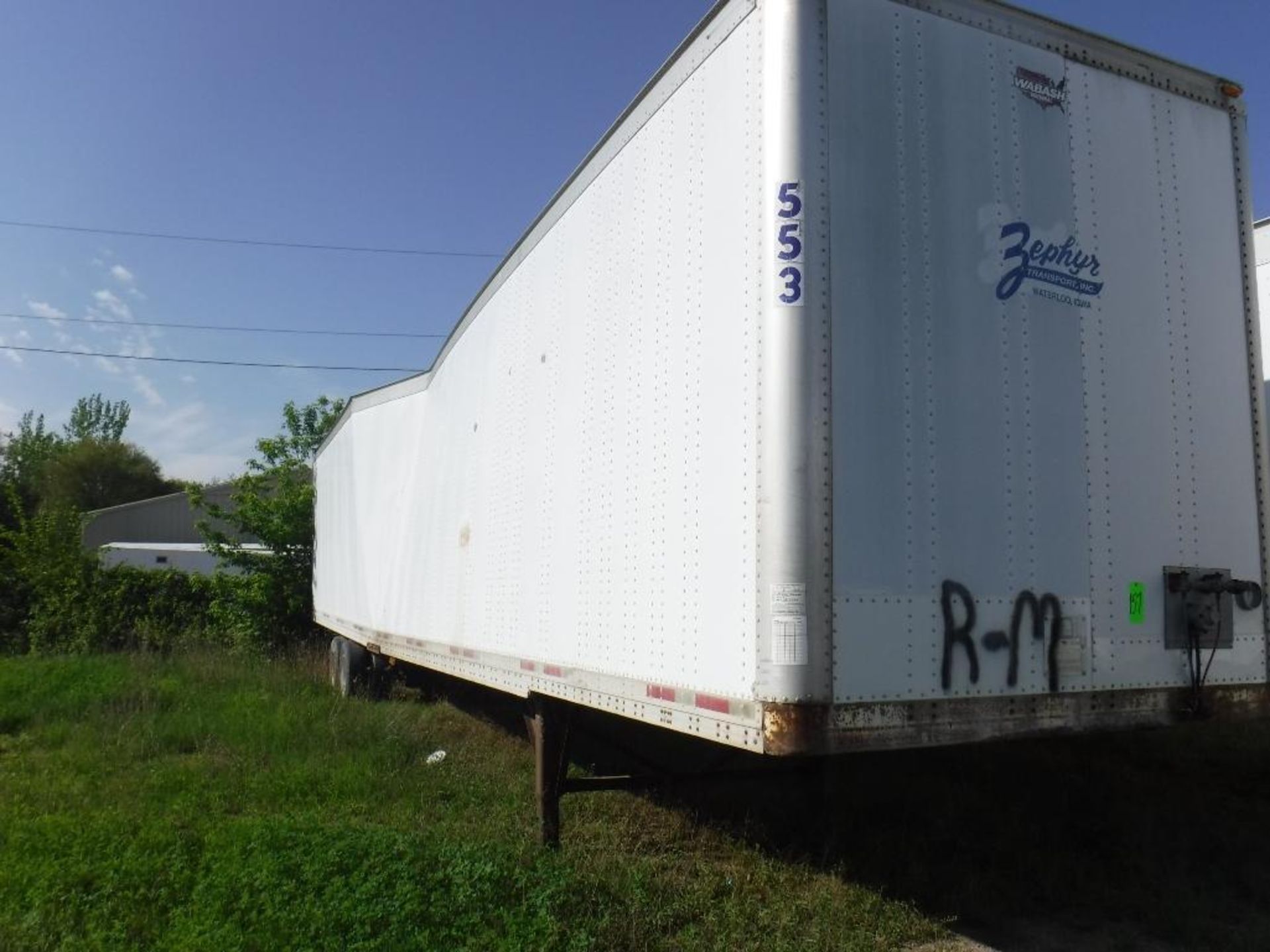 Wabash Van Trailer, Scrap, Bent in the Middle, Appx. 50' - Image 2 of 10