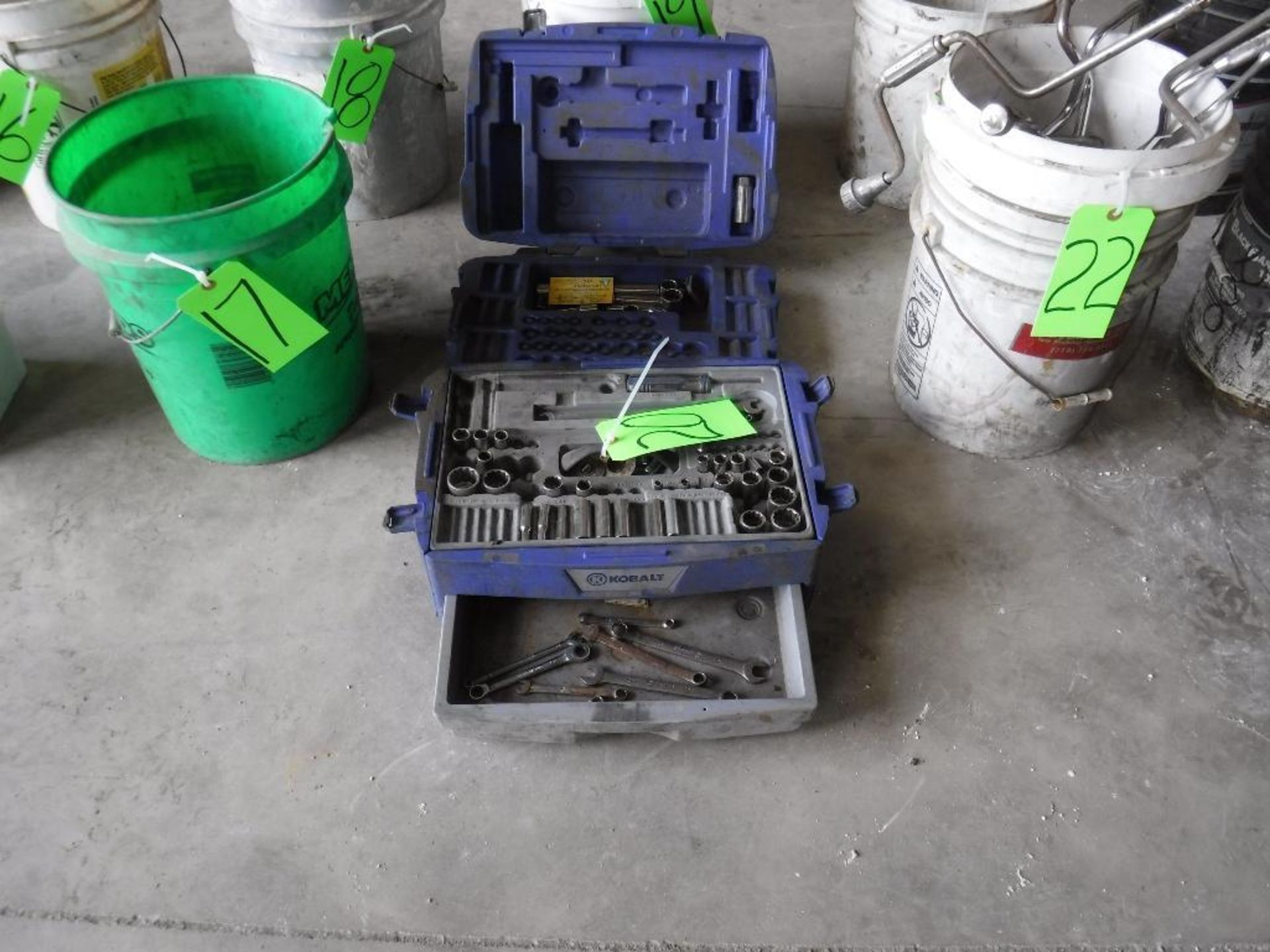 Kobalt Tool Box with Some Tools