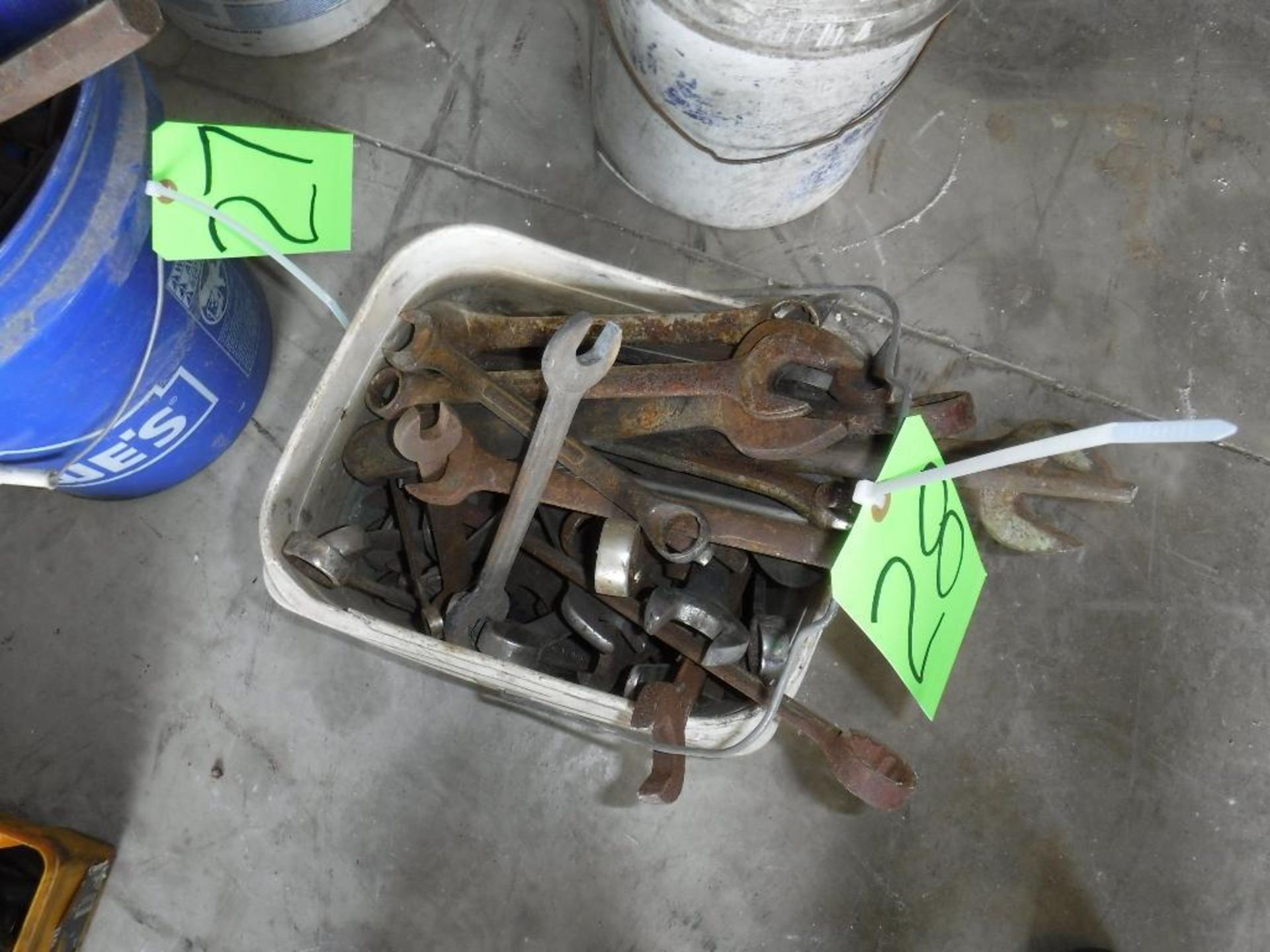 Bucket of Assorted Wrenches - Image 2 of 2