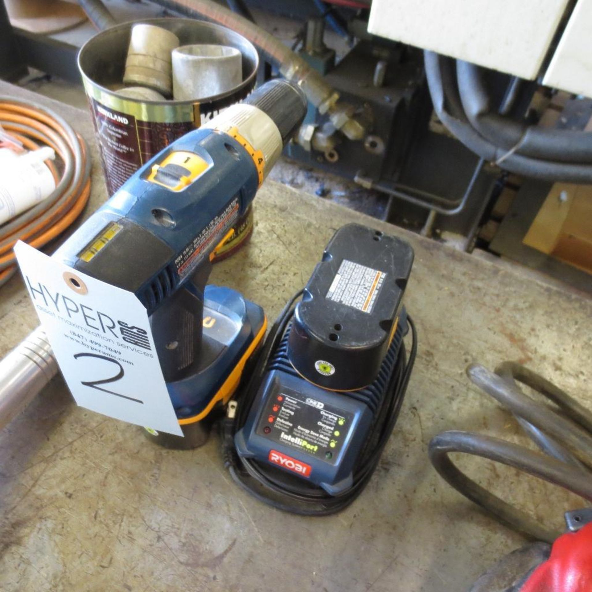 Ryobi 18V Drill With Charger, LOCATED AT 1850 Howard Street, Unit A Elk Grove Village, IL