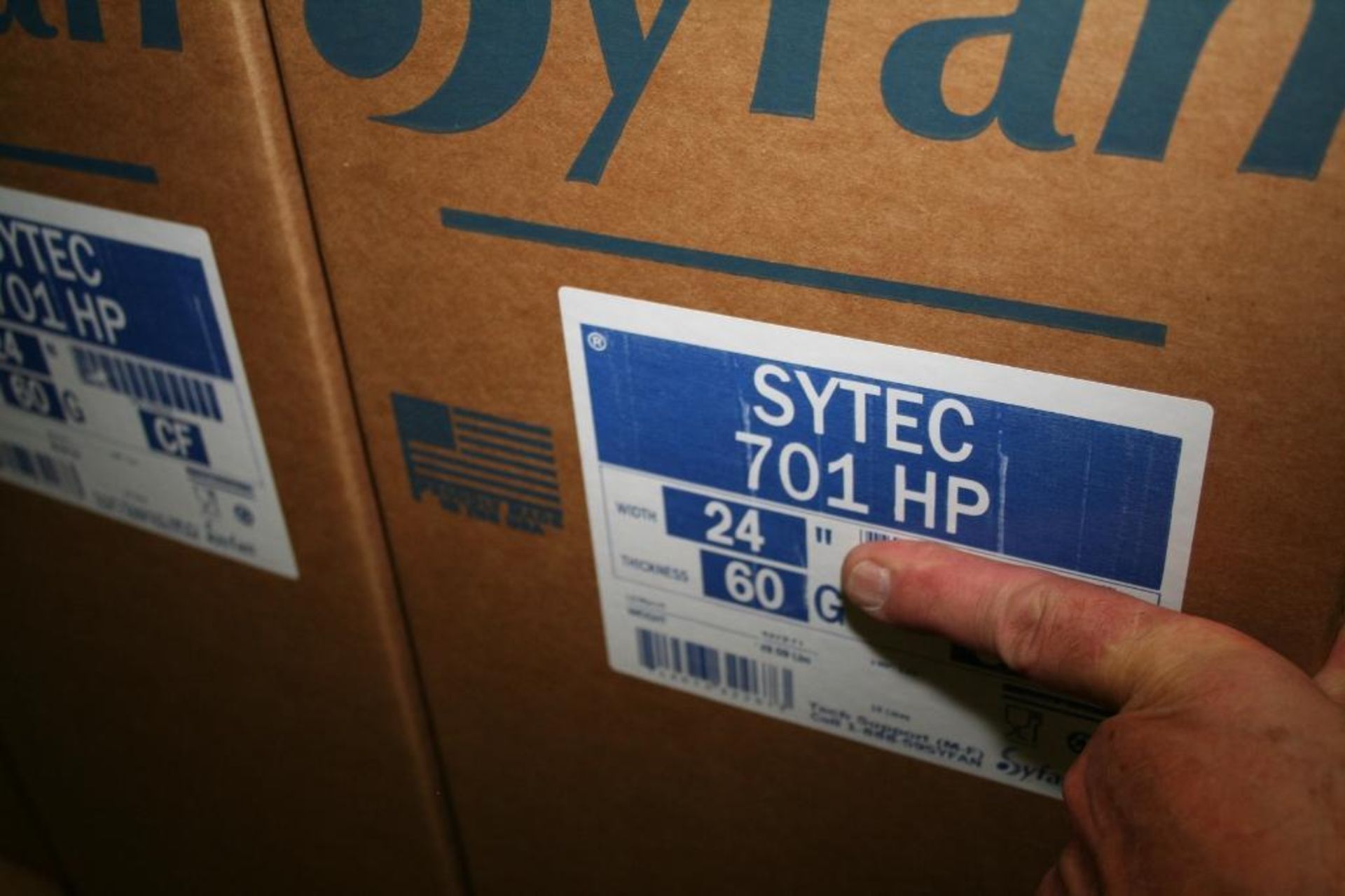 (5) Boxes Sytec Wrap 701HP 24" Width 60-Thickness, Located at 3002 North Apollo Drive Urbana, IL Loc - Image 3 of 4