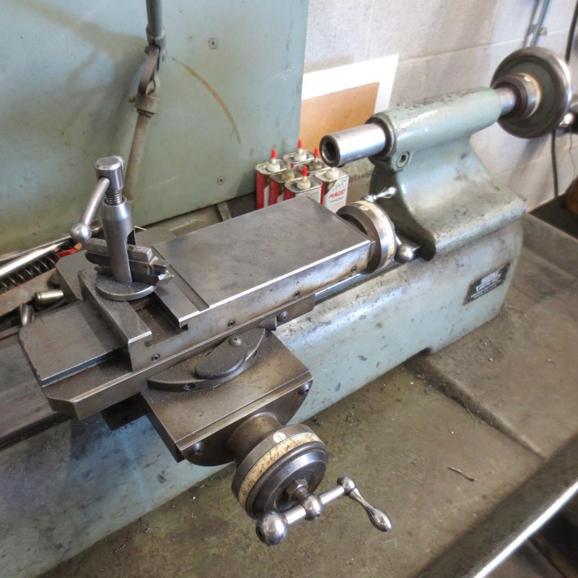 Hardinge Lathe, Dovetail Bed, 5" 3 Jaw Chuck, 16" Center To Center, 28 1/4" Bed, 4 1/2" Swing, 1 1/8 - Image 6 of 11