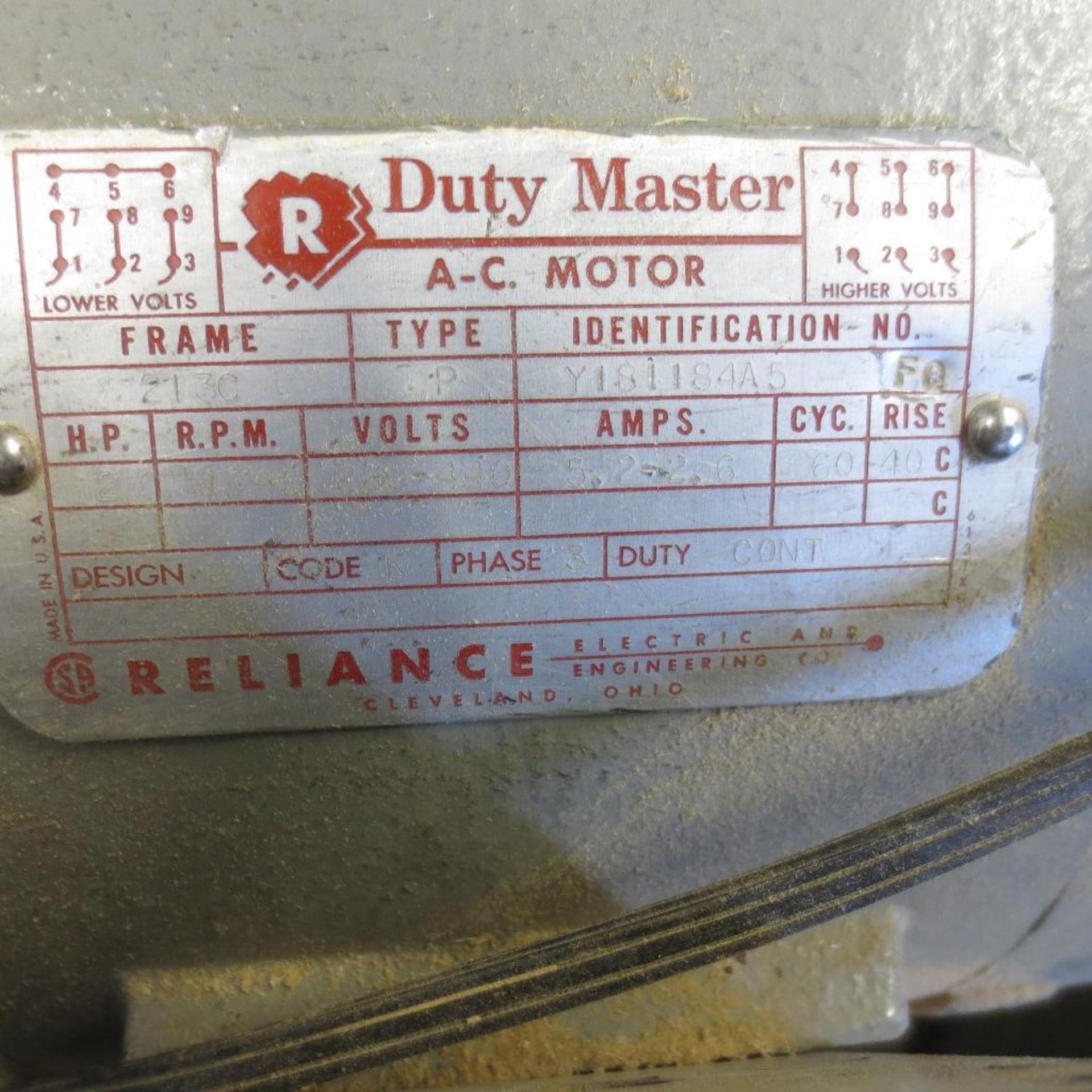 Duty Master 20" Disk Sander, 27" X 10" Table, Forward and Reverse, 480V, 3 PH, LOCATED AT 1850 Howar - Image 2 of 3