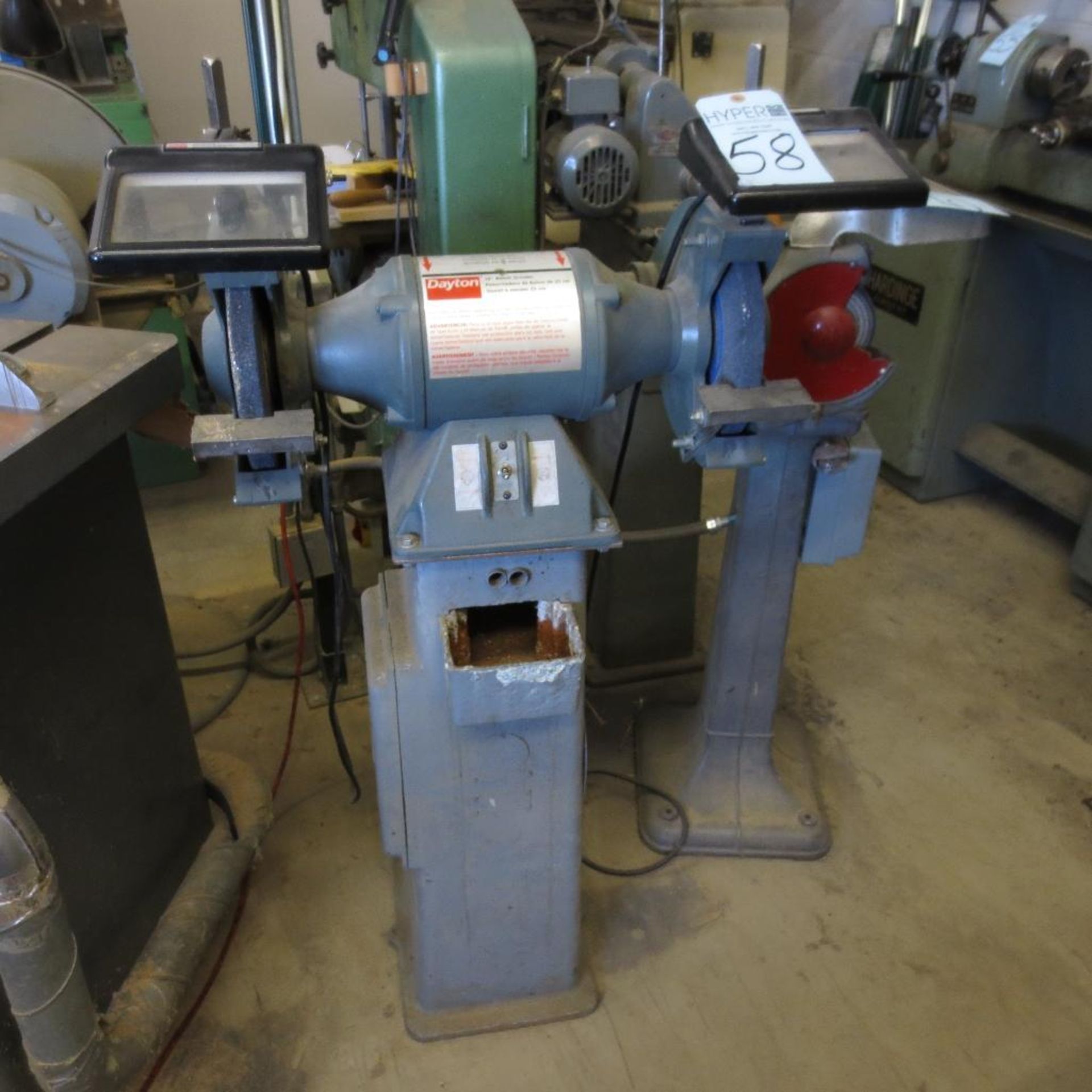 Dayton 10" Double End Bench Grinder, LOCATED AT 1850 Howard Street, Unit A Elk Grove Village, IL
