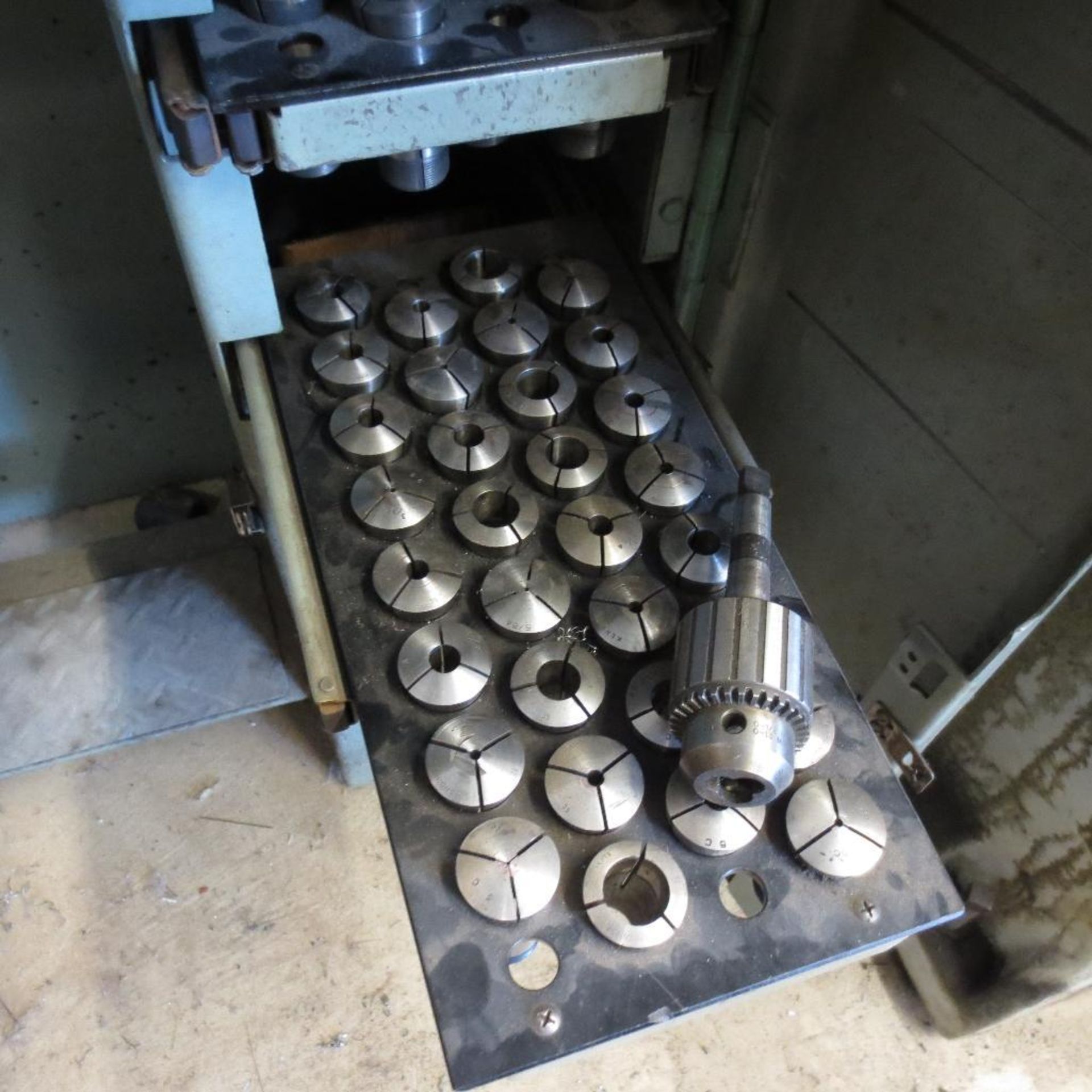 Hardinge Lathe, Dovetail Bed, 5" 3 Jaw Chuck, 16" Center To Center, 28 1/4" Bed, 4 1/2" Swing, 1 1/8 - Image 11 of 11