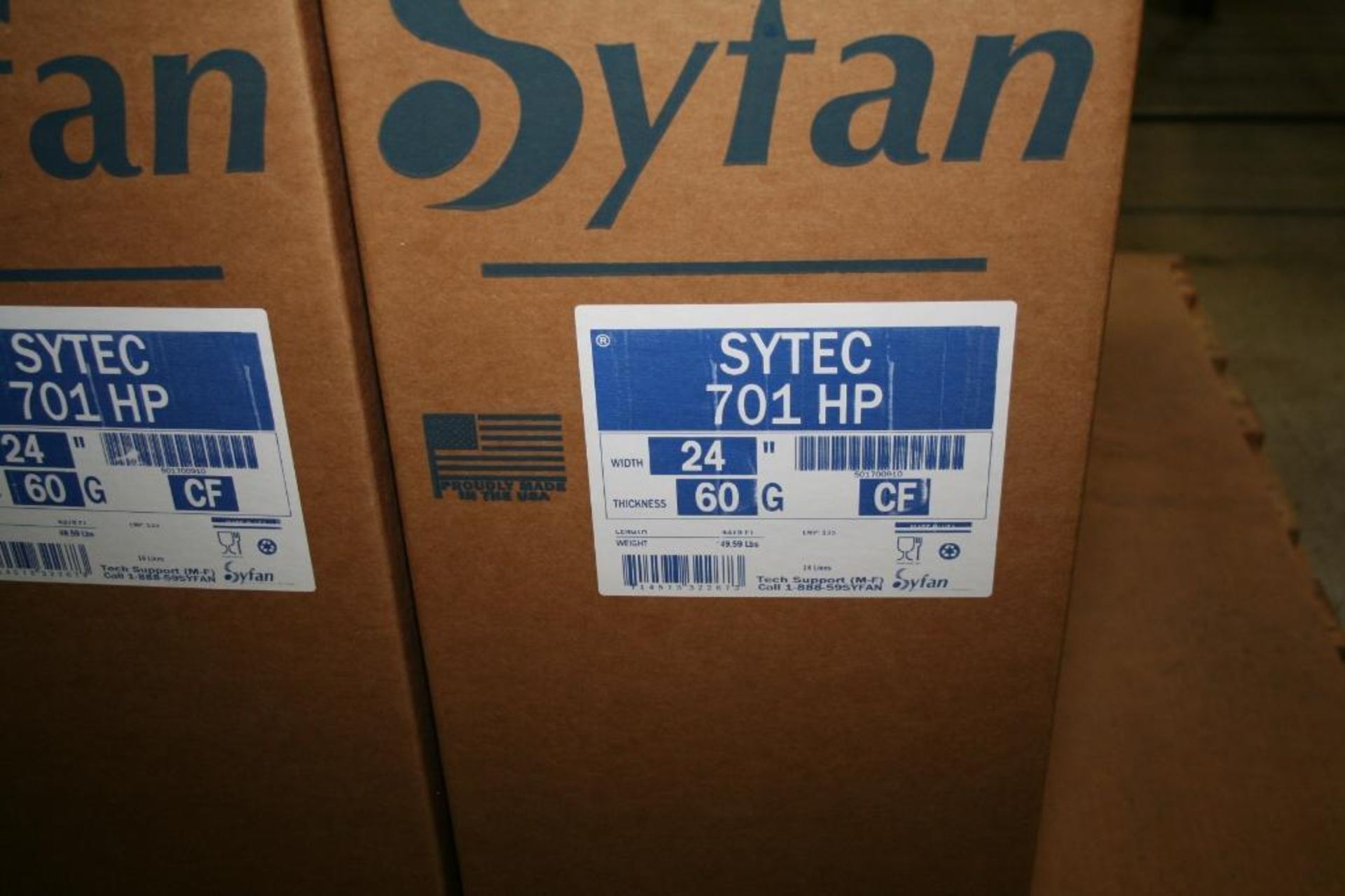 (5) Boxes Sytec Wrap 701HP 24" Width 60-Thickness, Located at 3002 North Apollo Drive Urbana, IL Loc - Image 2 of 4