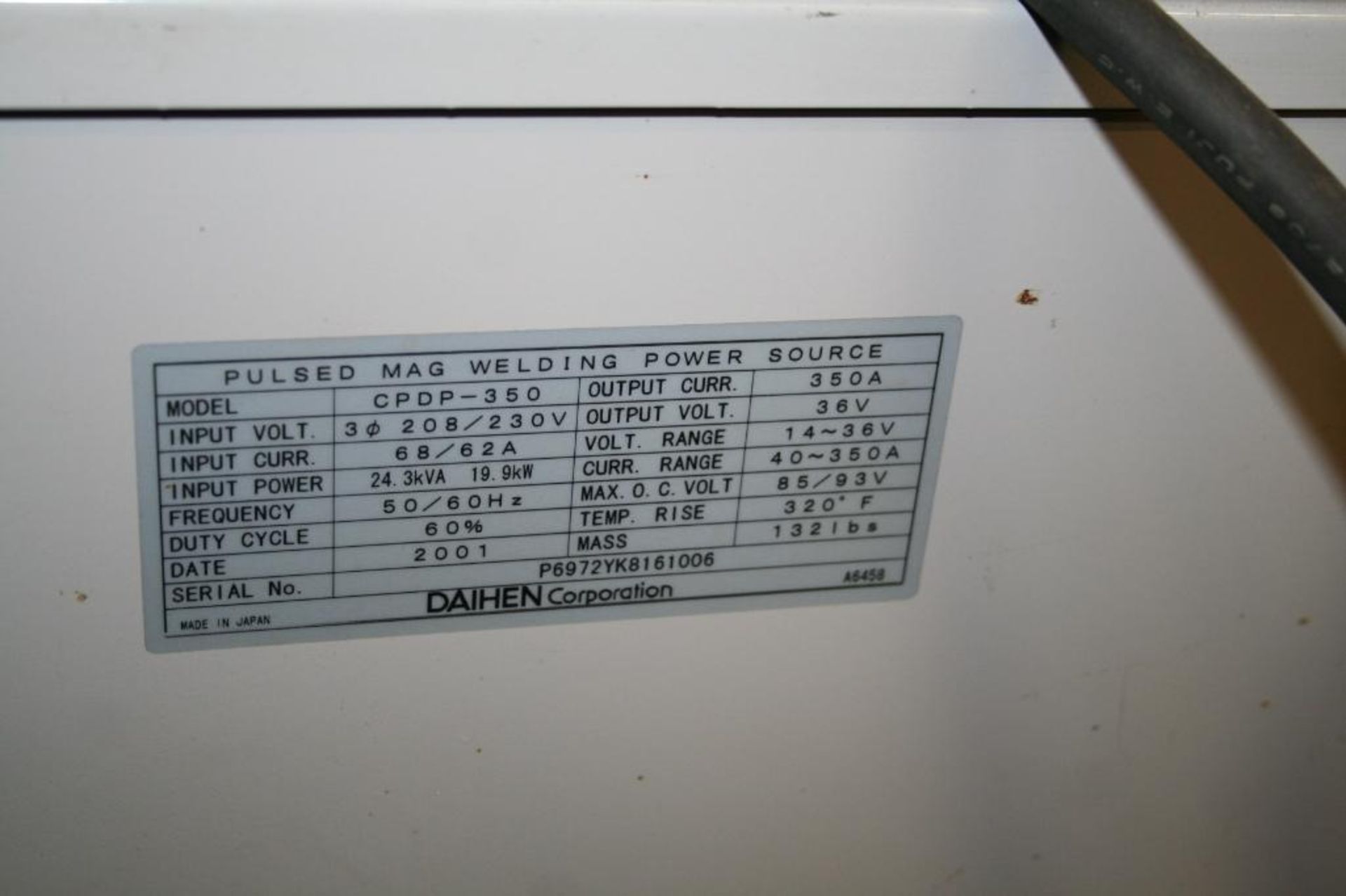 OTC Turbo Pulse 350-DF with OTC Wire Feed - Image 4 of 4