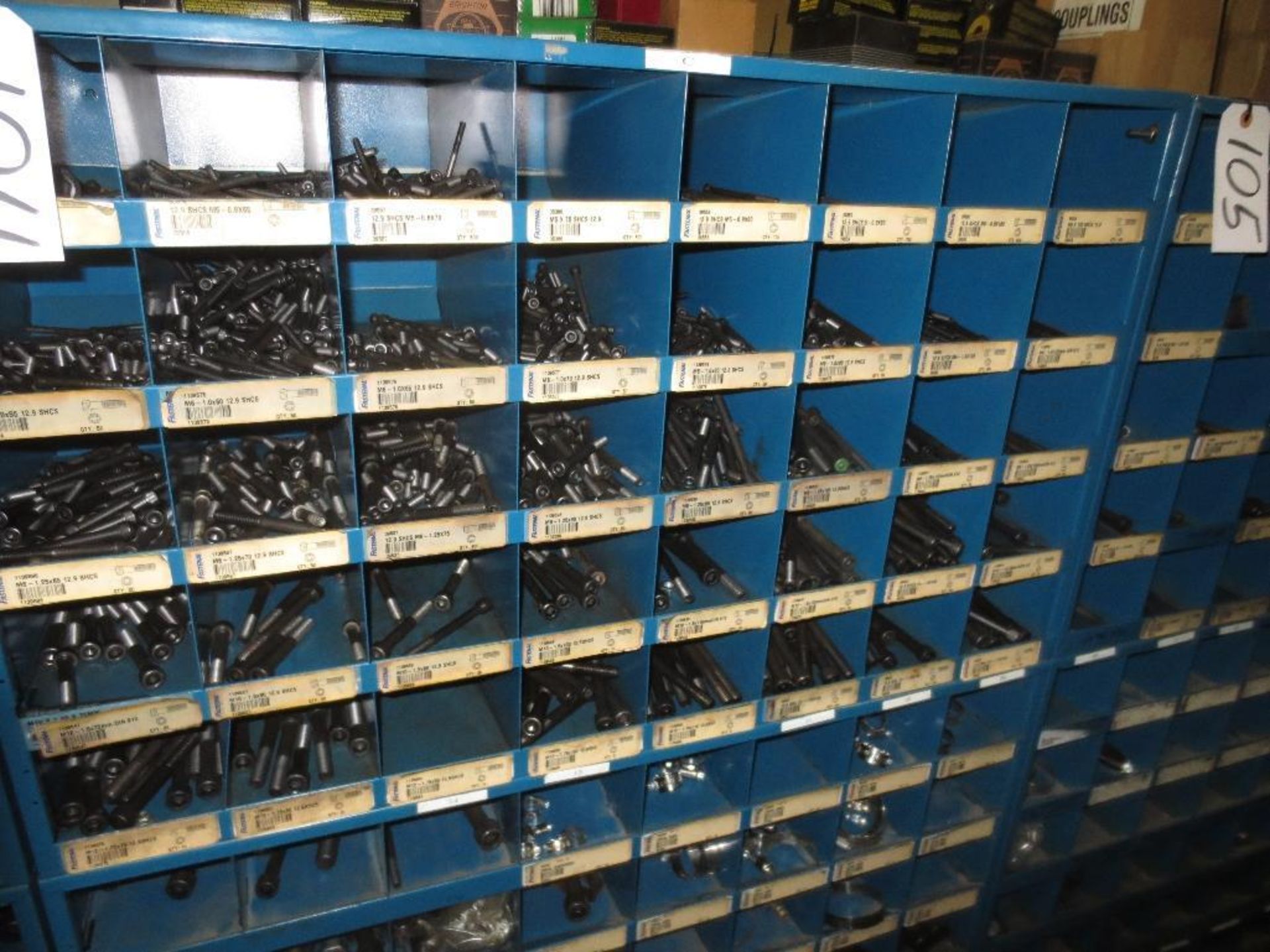 Three Compartment Bins Of Socket Head Bolts, Anchor Bolts - Image 2 of 4