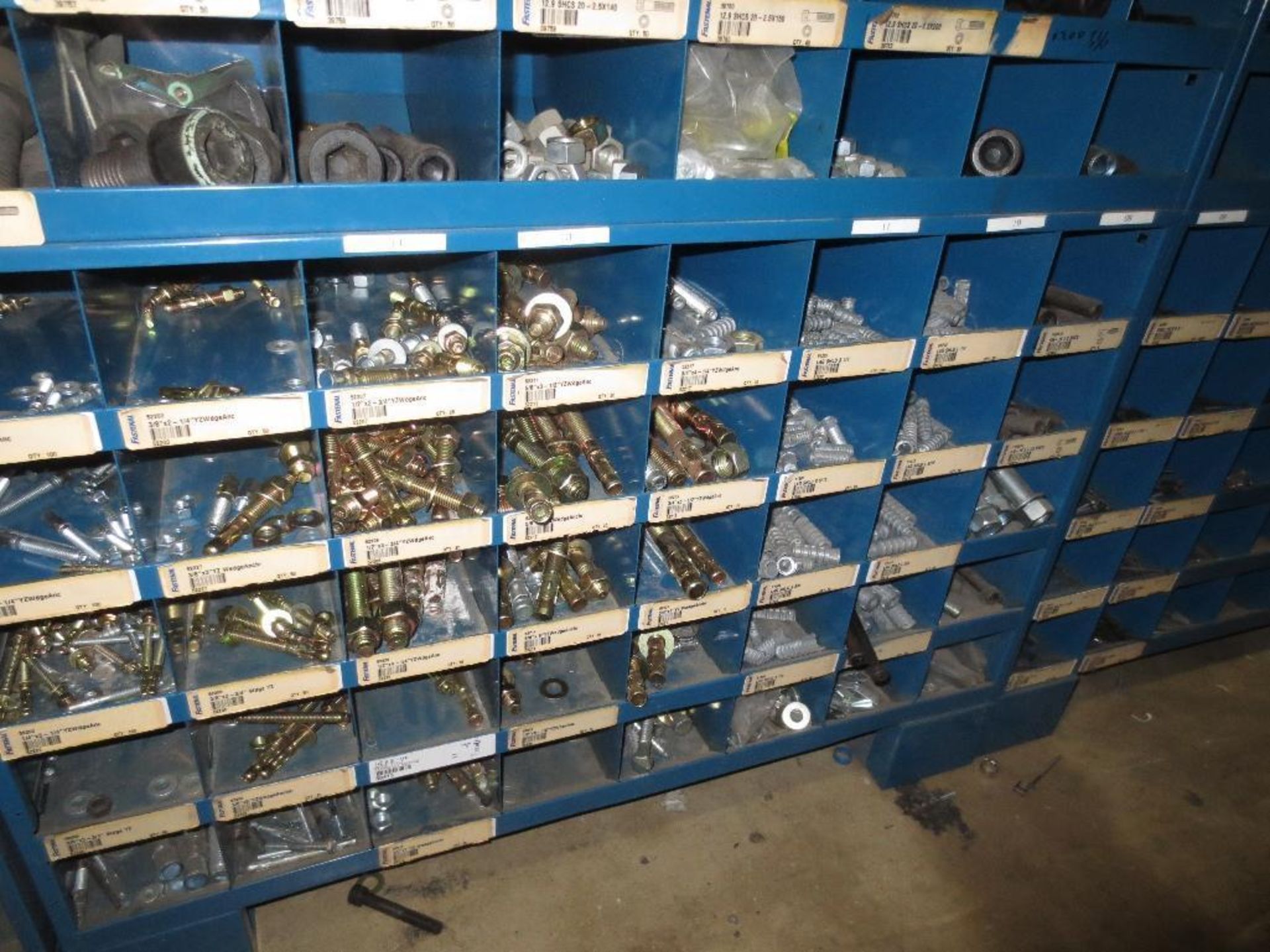 Three Compartment Bins Of Socket Head Bolts, Anchor Bolts - Image 4 of 4