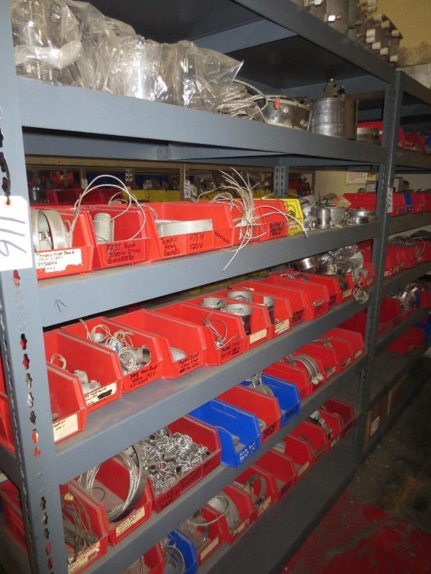 Shelf Plus Contents Of Heater Bands & Thermal Couplings