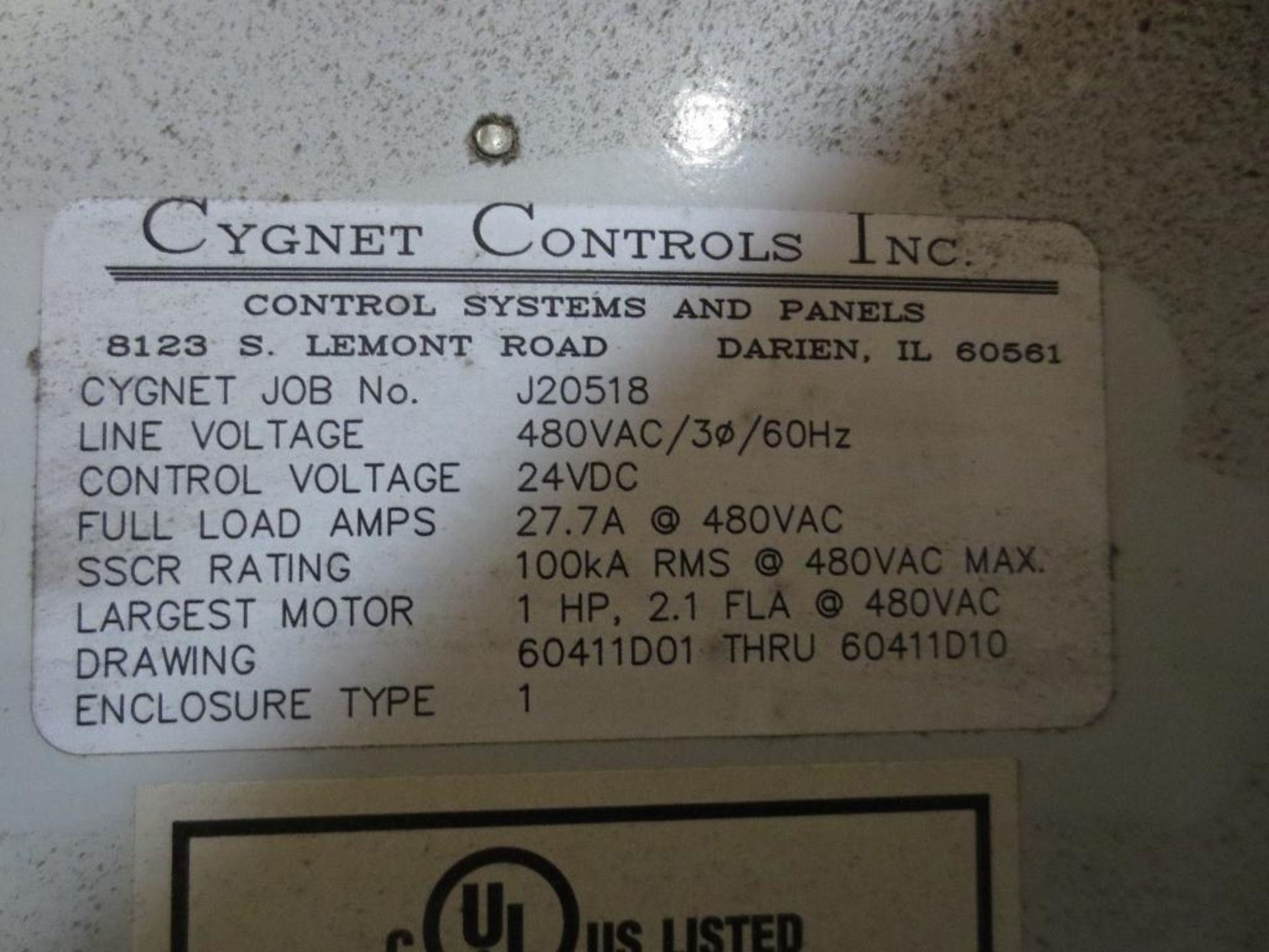 Control Panel, 480v 3ph 30amp, With Nine Allen Bradley Power Flex 4 A.C. Drives - Image 6 of 6