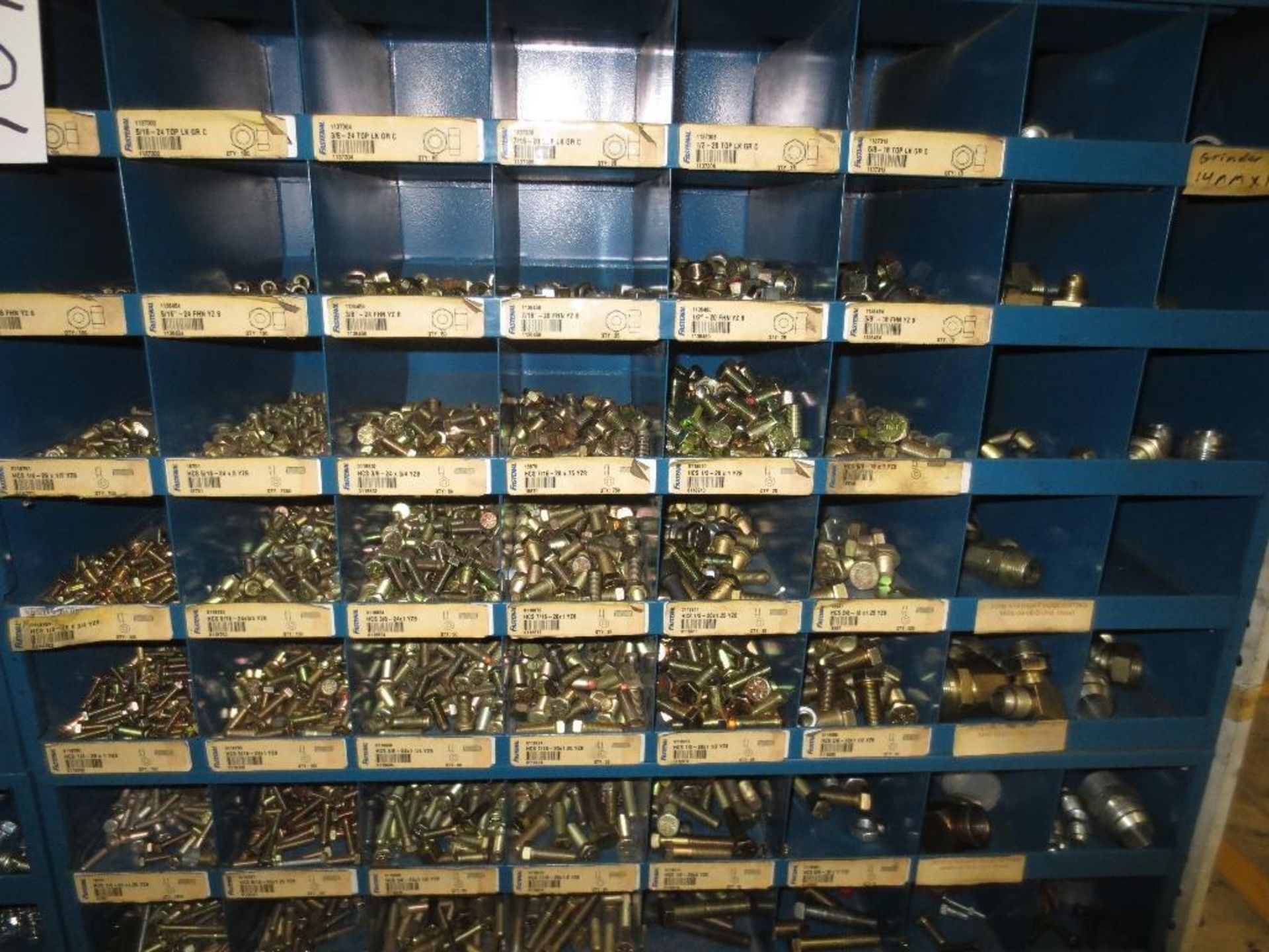 Three Compartment Bins Of Nuts, Bolts, Couplings - Image 2 of 4